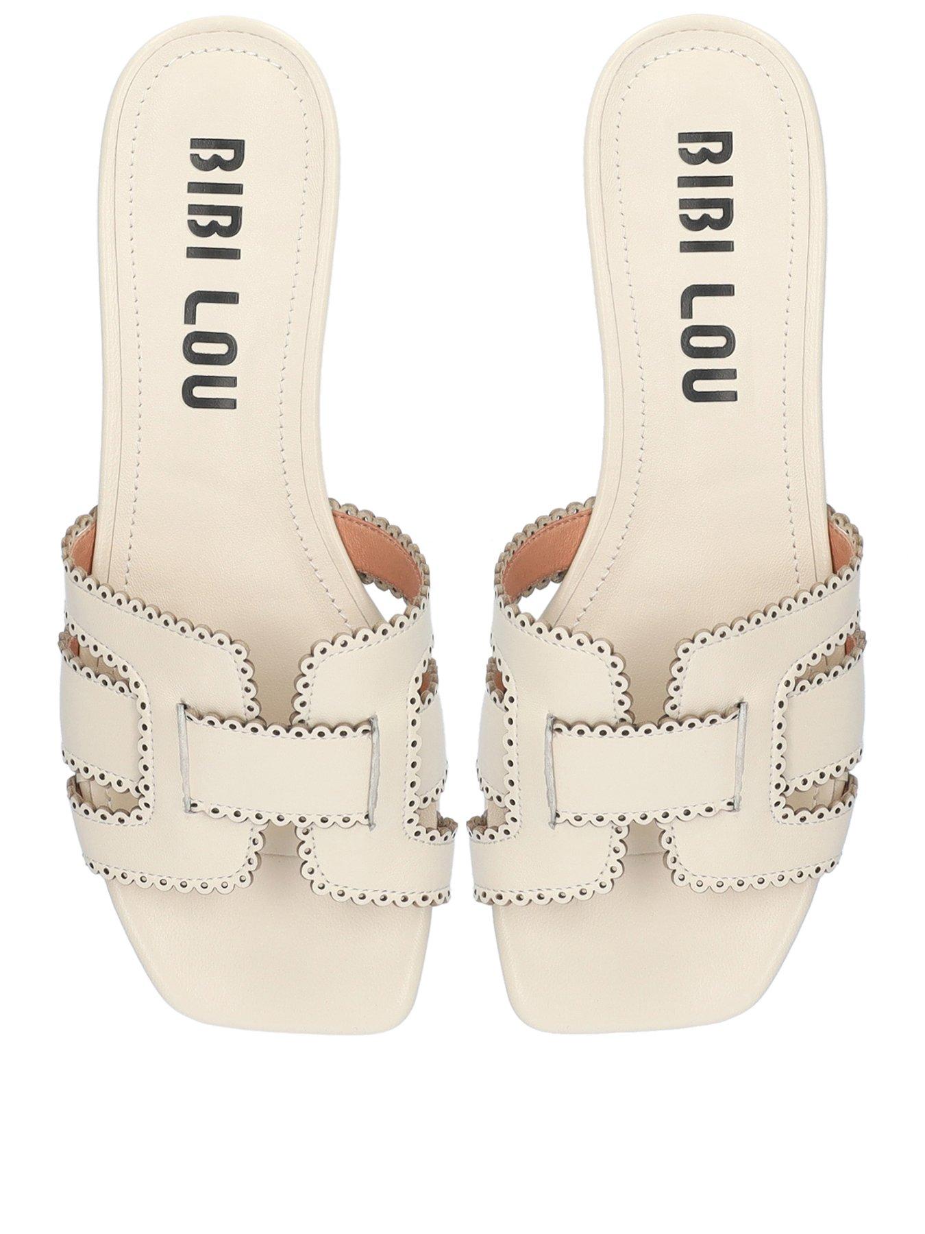  image of bibi-lou-holly-flat-sandal-cream