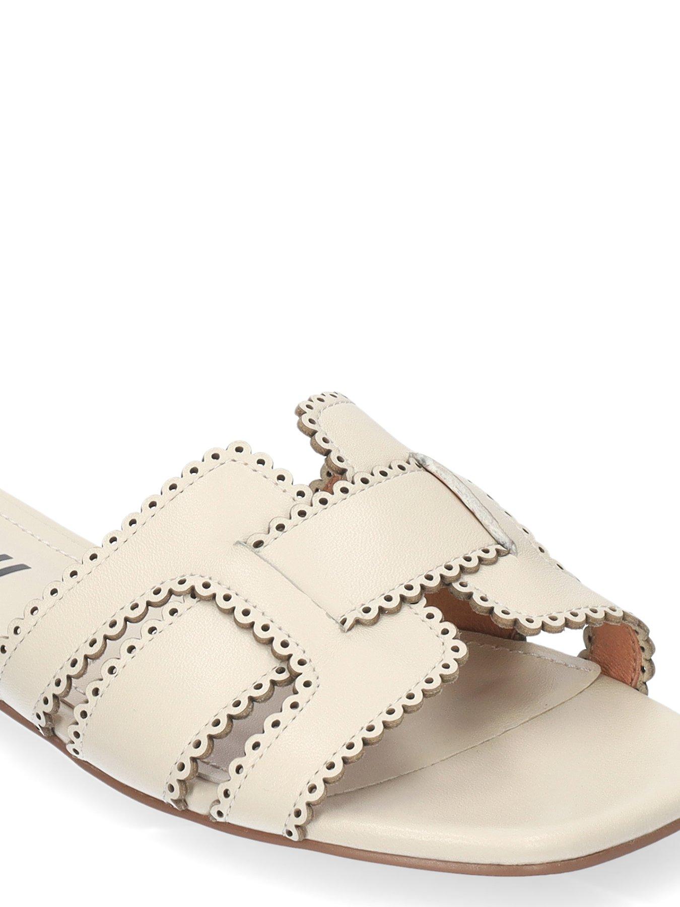  image of bibi-lou-holly-flat-sandal-cream