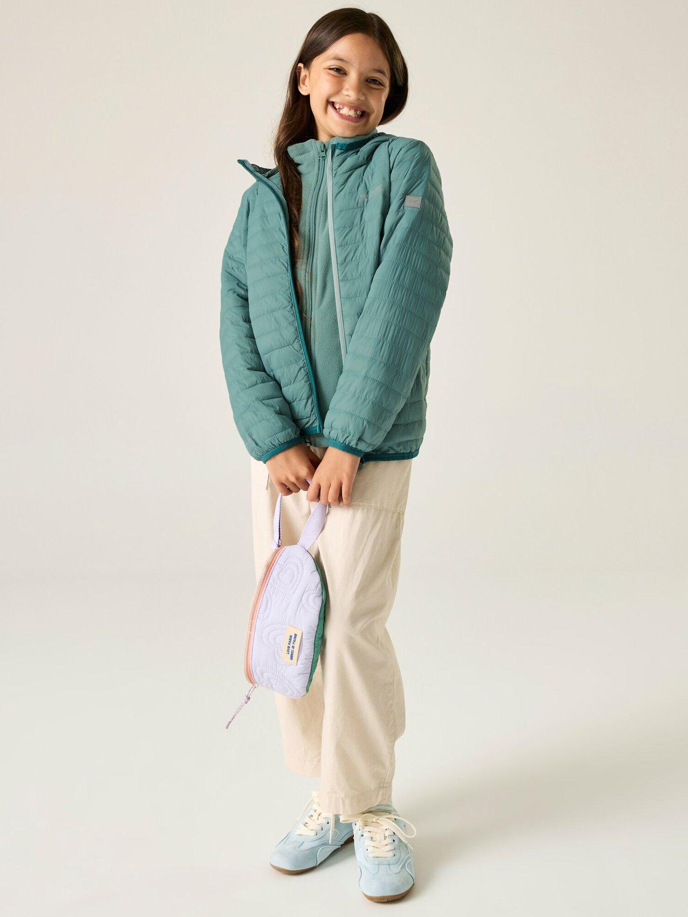  image of regatta-girls-hillpack-jacket-green