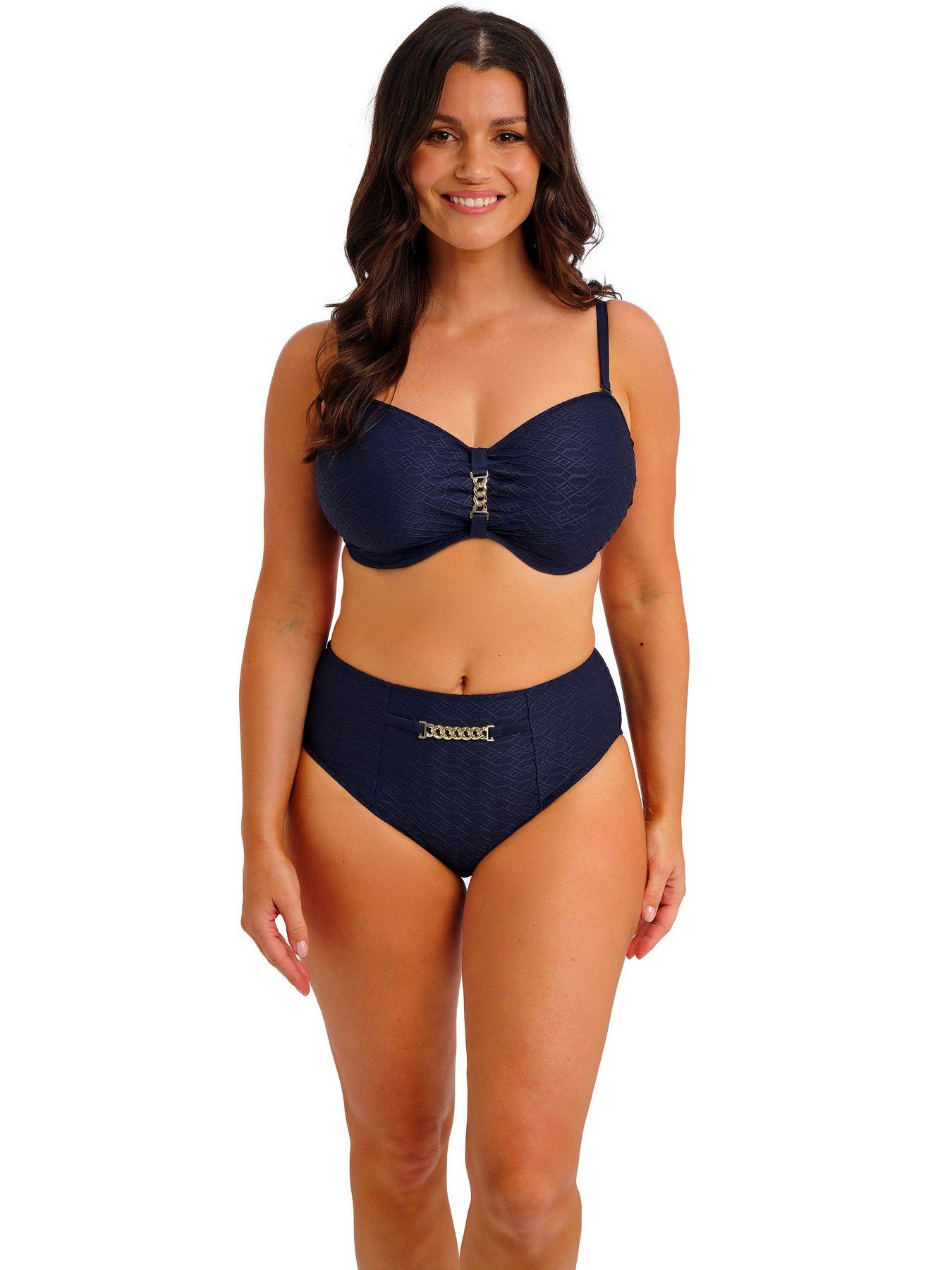 Fantasie Azores High Waist Bikini Brief - Midnight