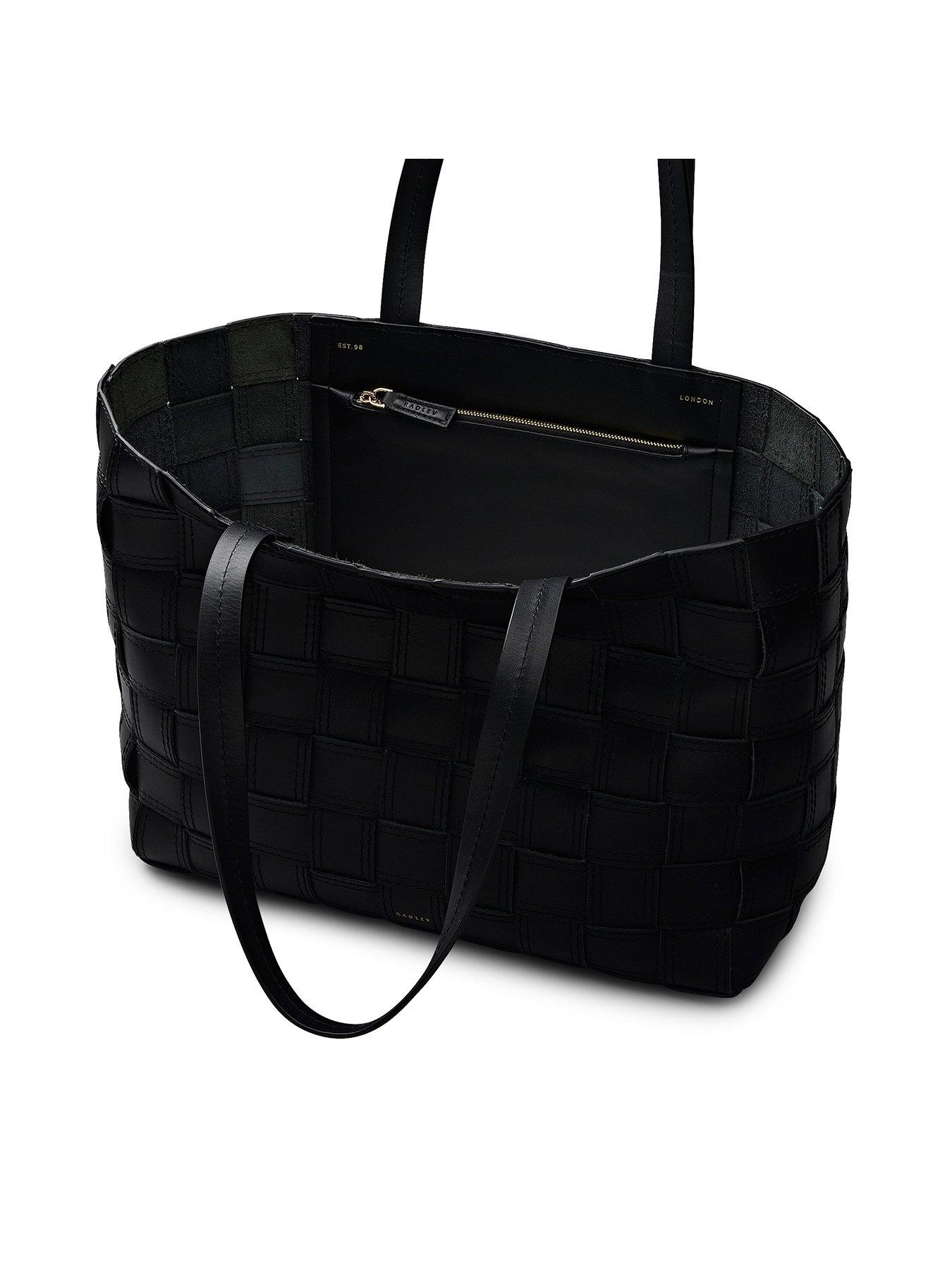 Image 4 of 7 of Radley The Abbey Large Open Top Tote - Black