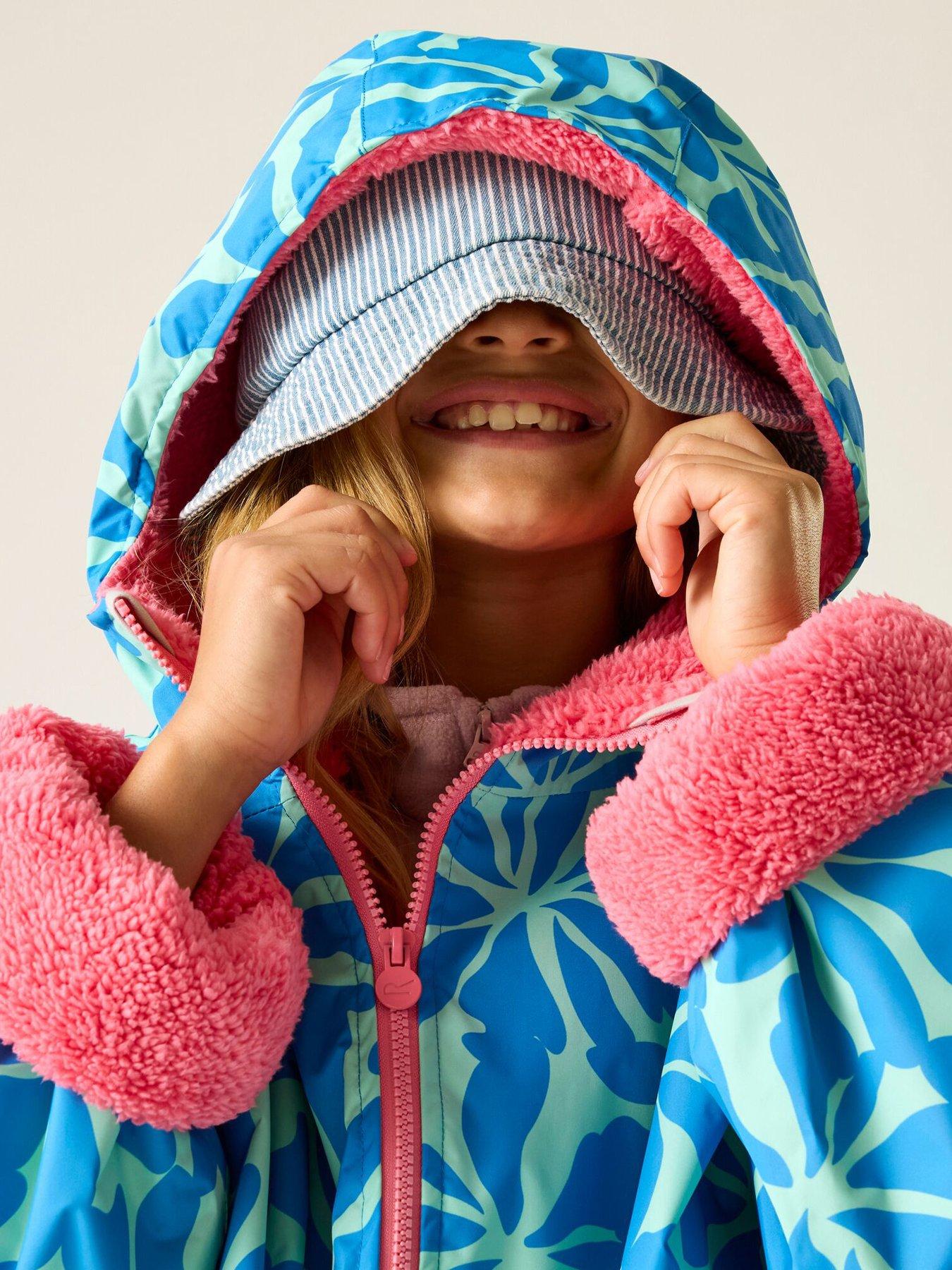 Image 4 of 7 of Regatta Boys Waterproof Robe - Blue