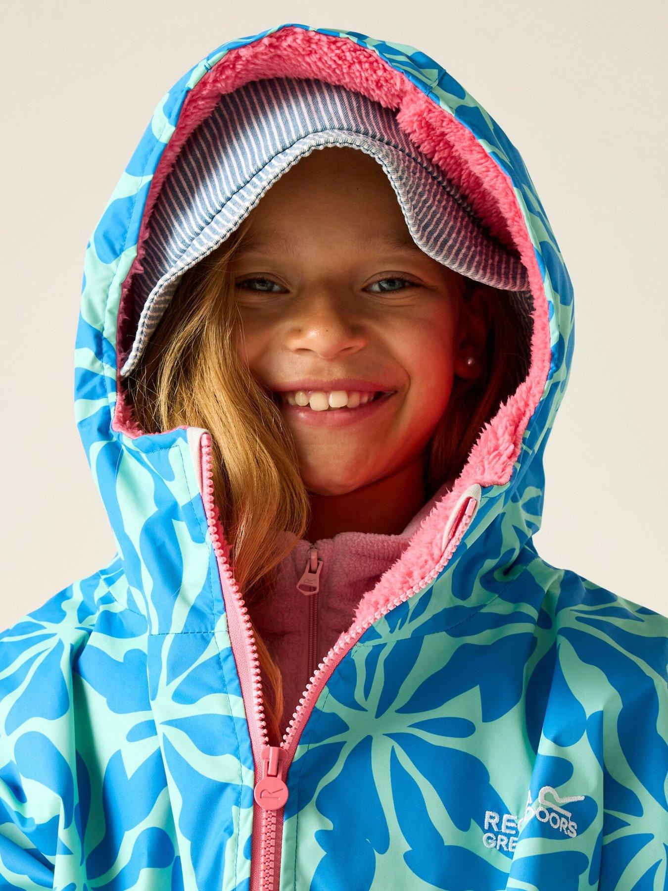 Image 6 of 7 of Regatta Boys Waterproof Robe - Blue