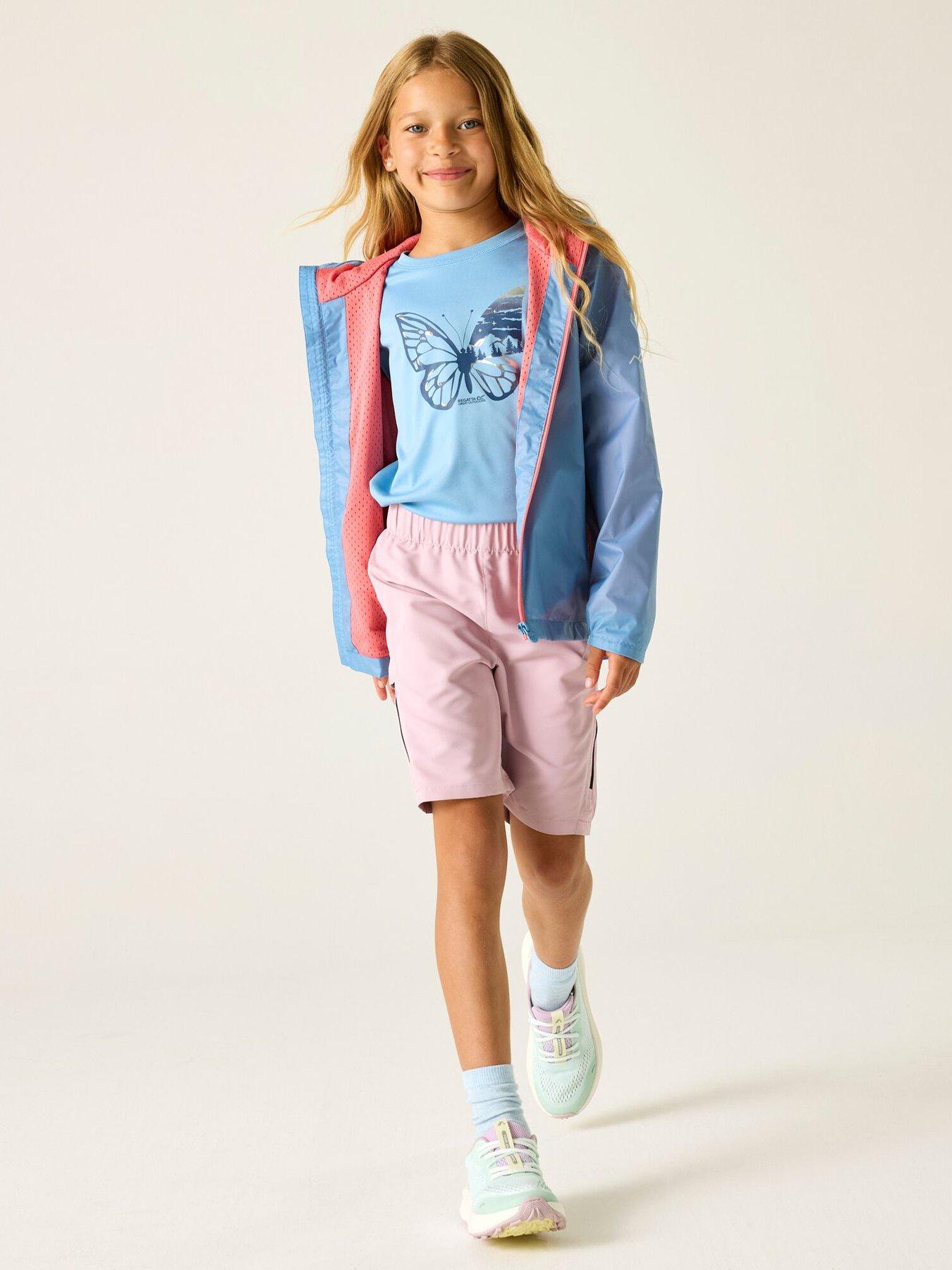  image of regatta-girls-lever-jacket-blue