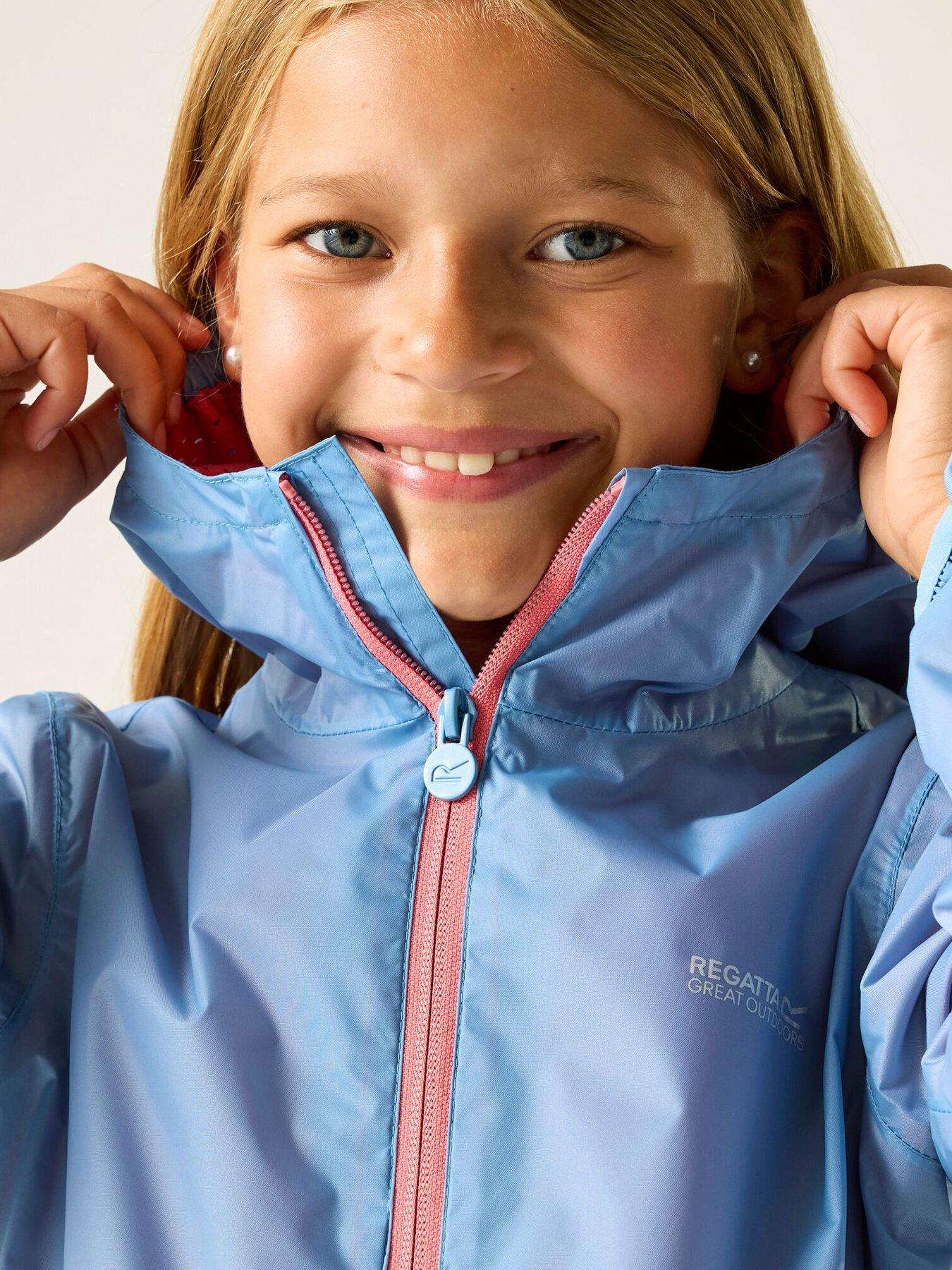  image of regatta-girls-lever-jacket-blue