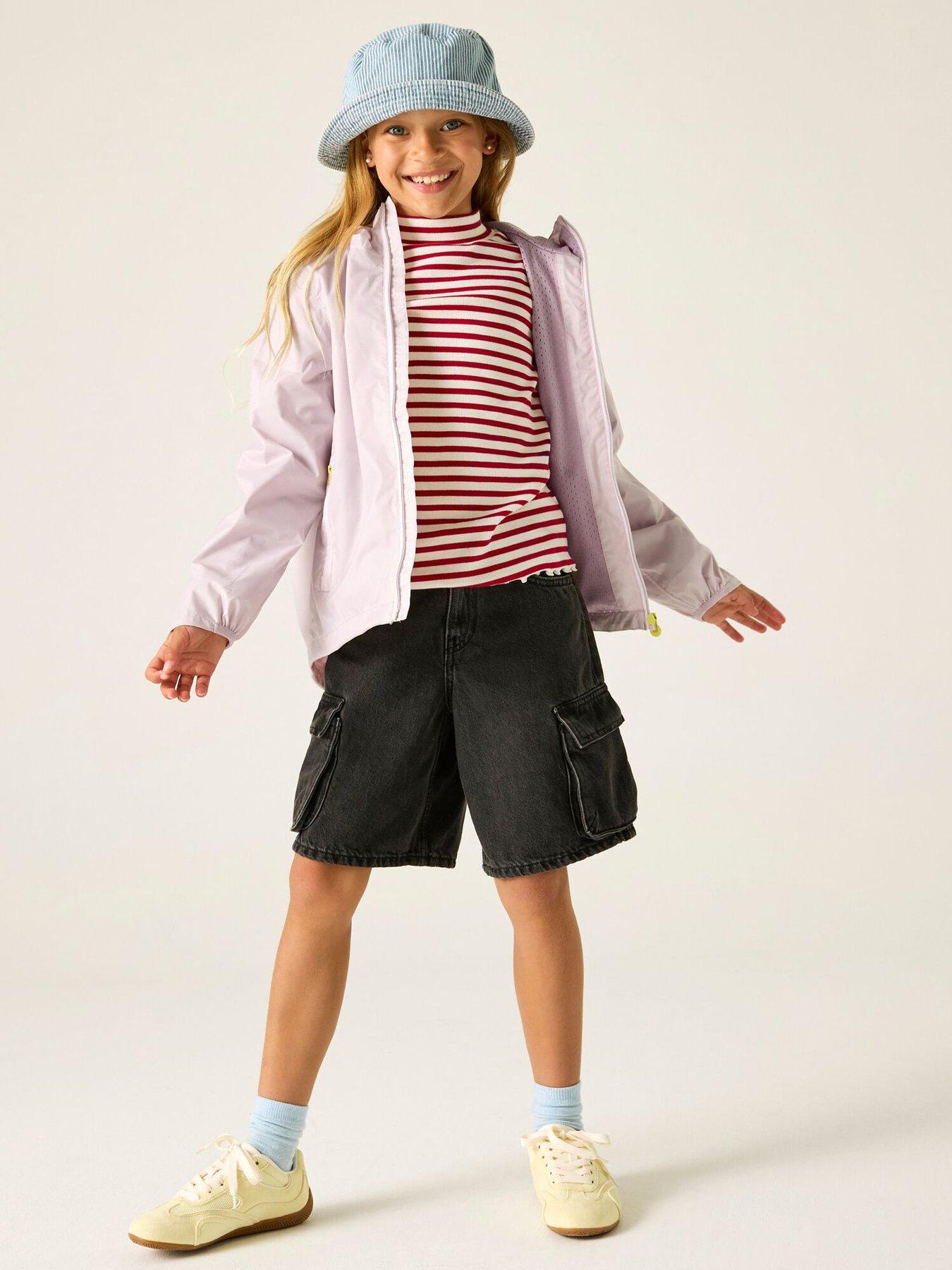  image of regatta-girls-lever-jacket-pink