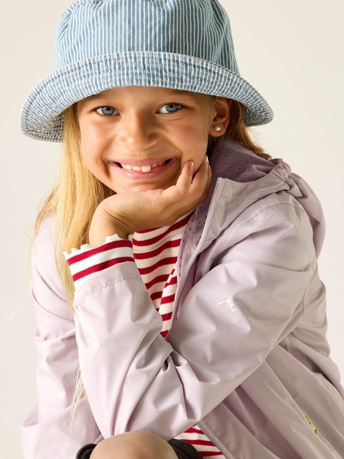  image of regatta-girls-lever-jacket-pink
