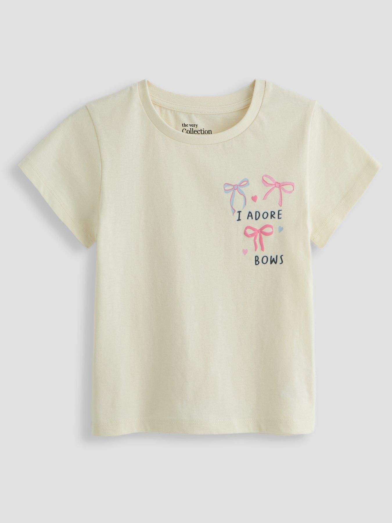 Image 3 of 5 of The Very Collection Girls 4 Pack T-Shirts - Multi
