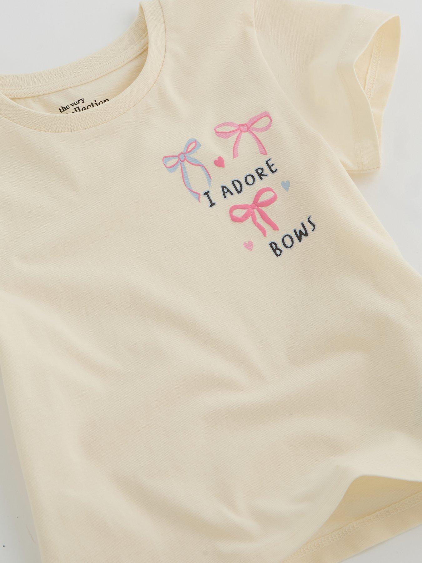 Image 5 of 5 of The Very Collection Girls 4 Pack T-Shirts - Multi