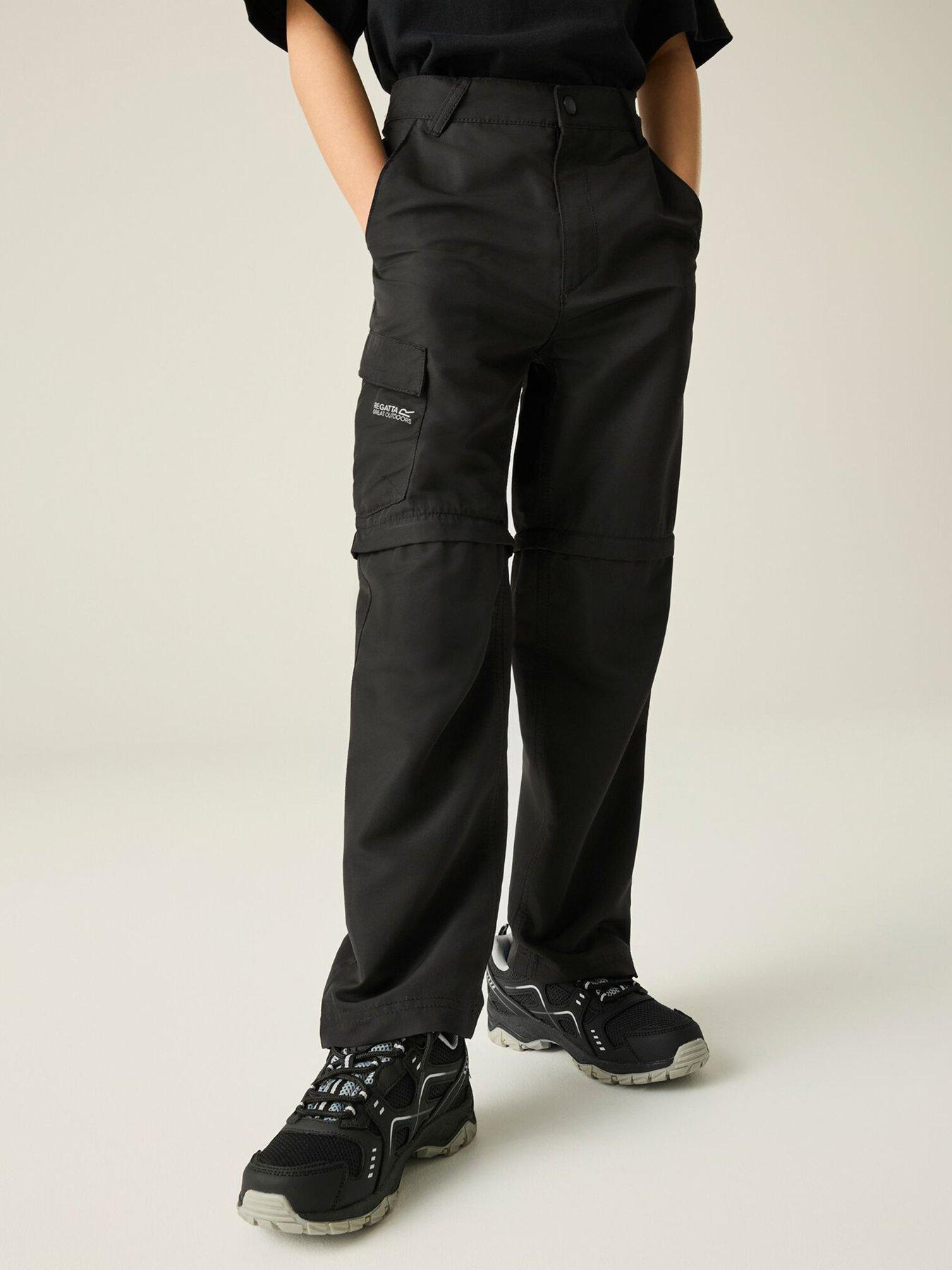 regatta-boys-sorcer-iii-zip-off-trousers-black