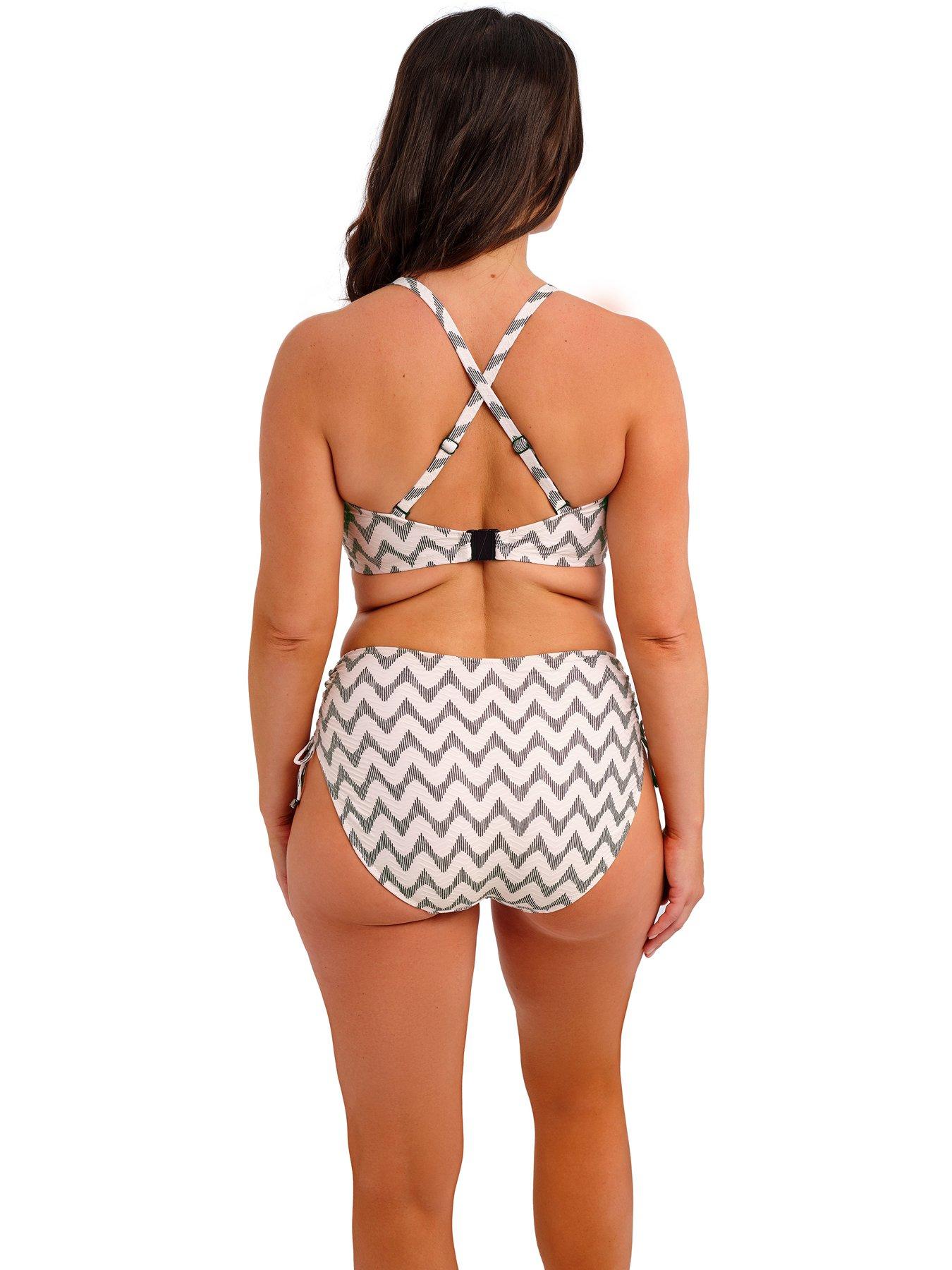 Image 4 of 6 of Fantasie Vanuatu Underwire Bandeau Bikini Top - Cr&egrave;me Noire