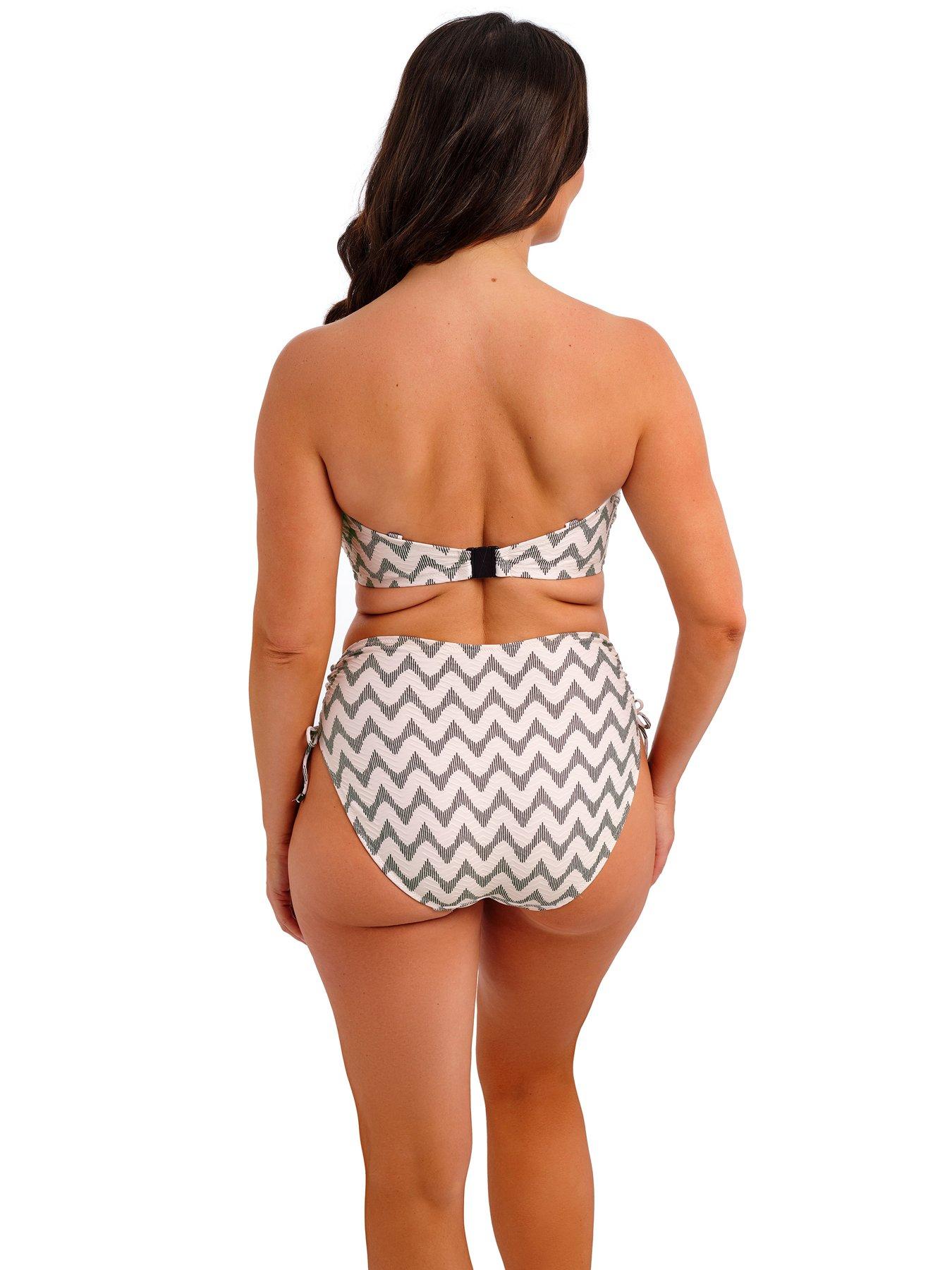 Image 6 of 6 of Fantasie Vanuatu Underwire Bandeau Bikini Top - Cr&egrave;me Noire