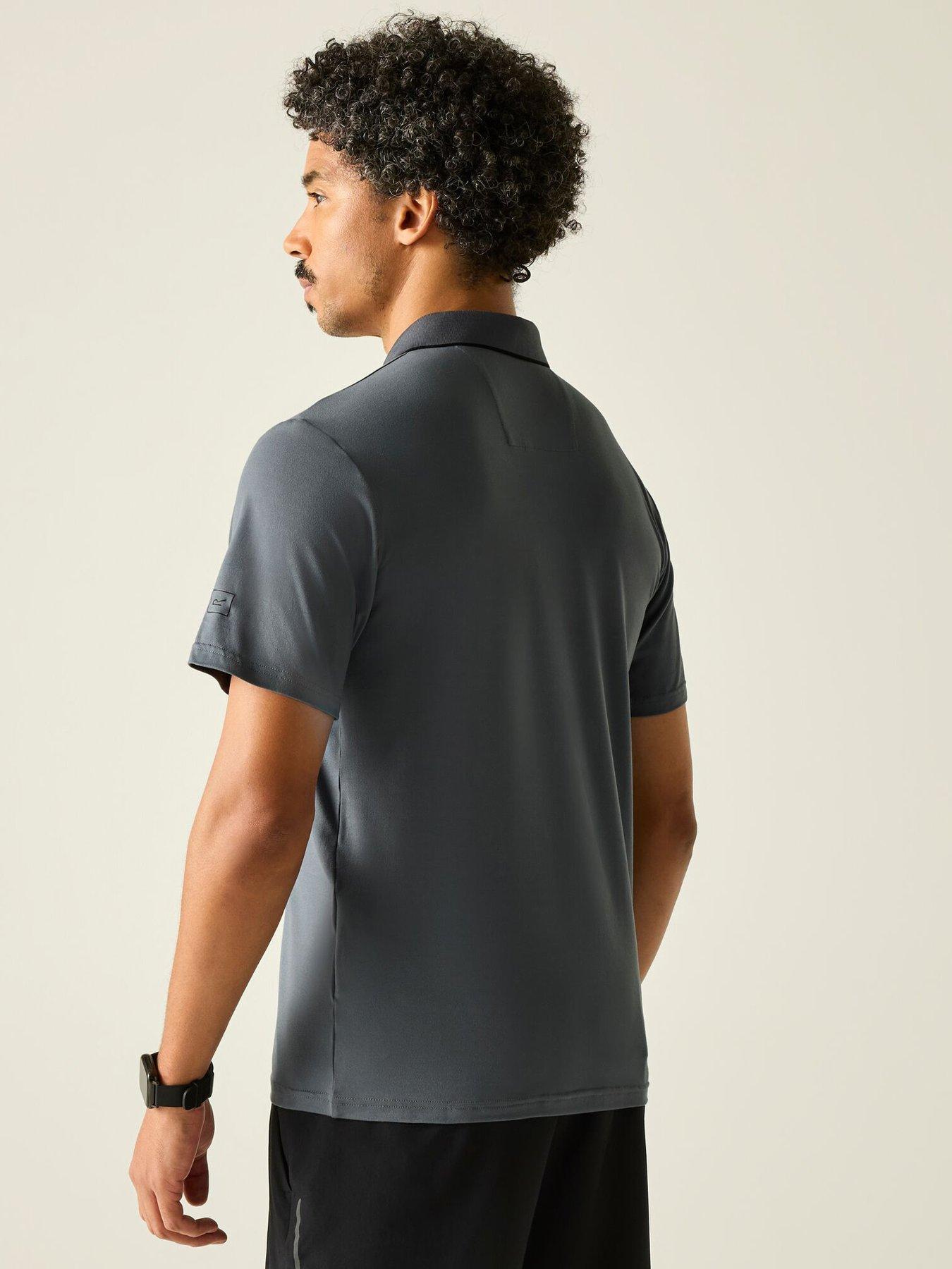 Image 2 of 6 of Regatta Mens Maverik Stretch Polo Shirt - Grey
