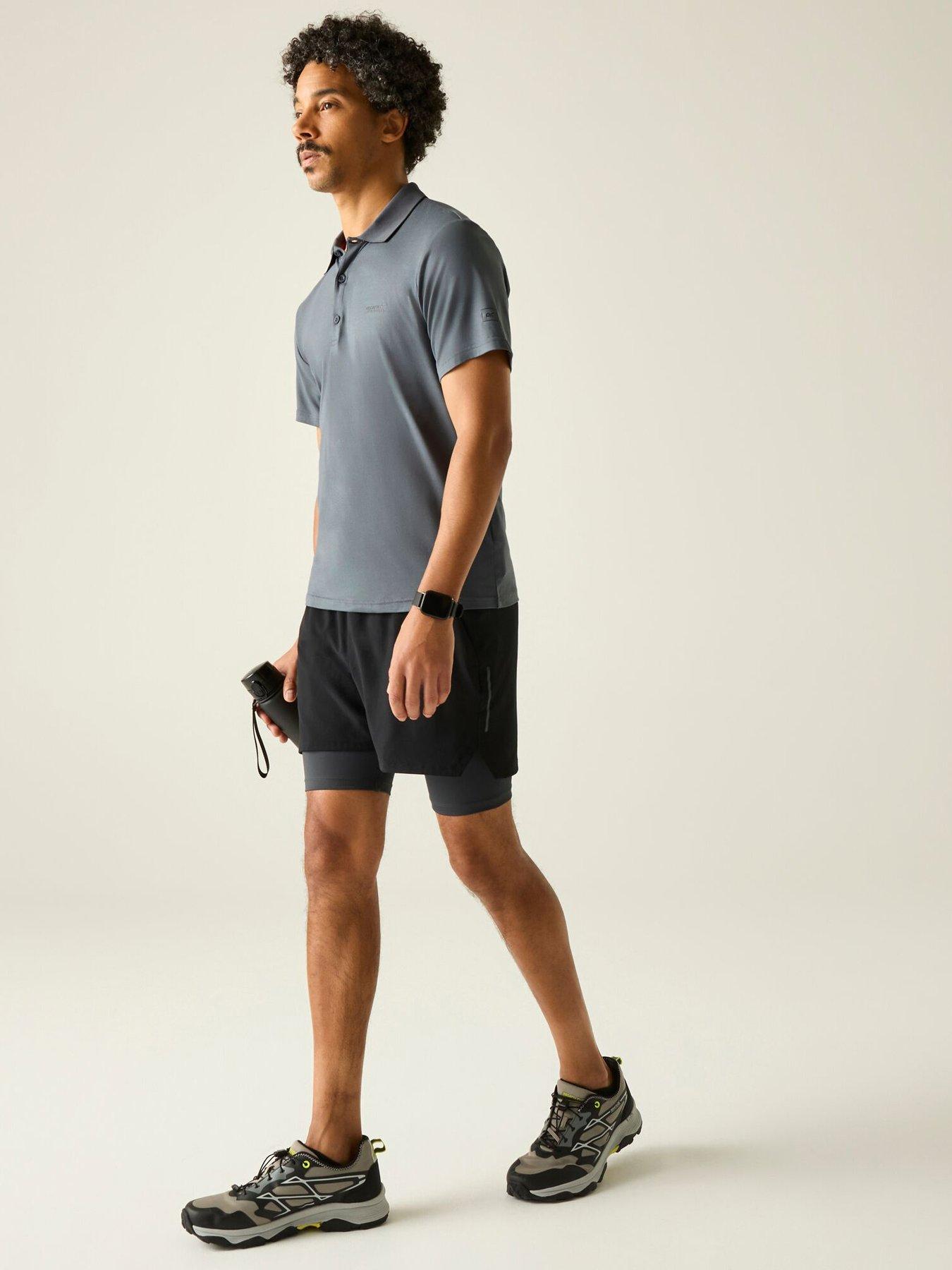 Image 3 of 6 of Regatta Mens Maverik Stretch Polo Shirt - Grey