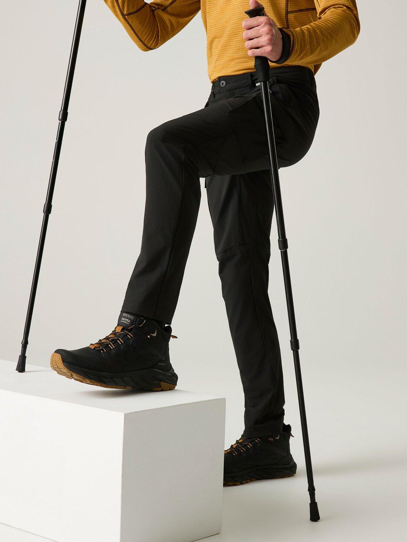 Regatta Mens Anti-insect Travel Light Cargo Trousers - Black