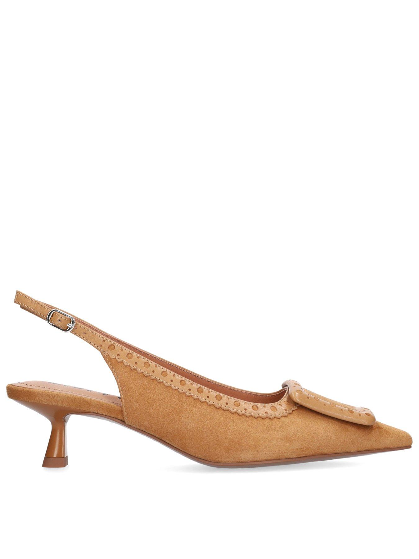 Bibi Lou Bonnie Slingback Shoes - Brown
