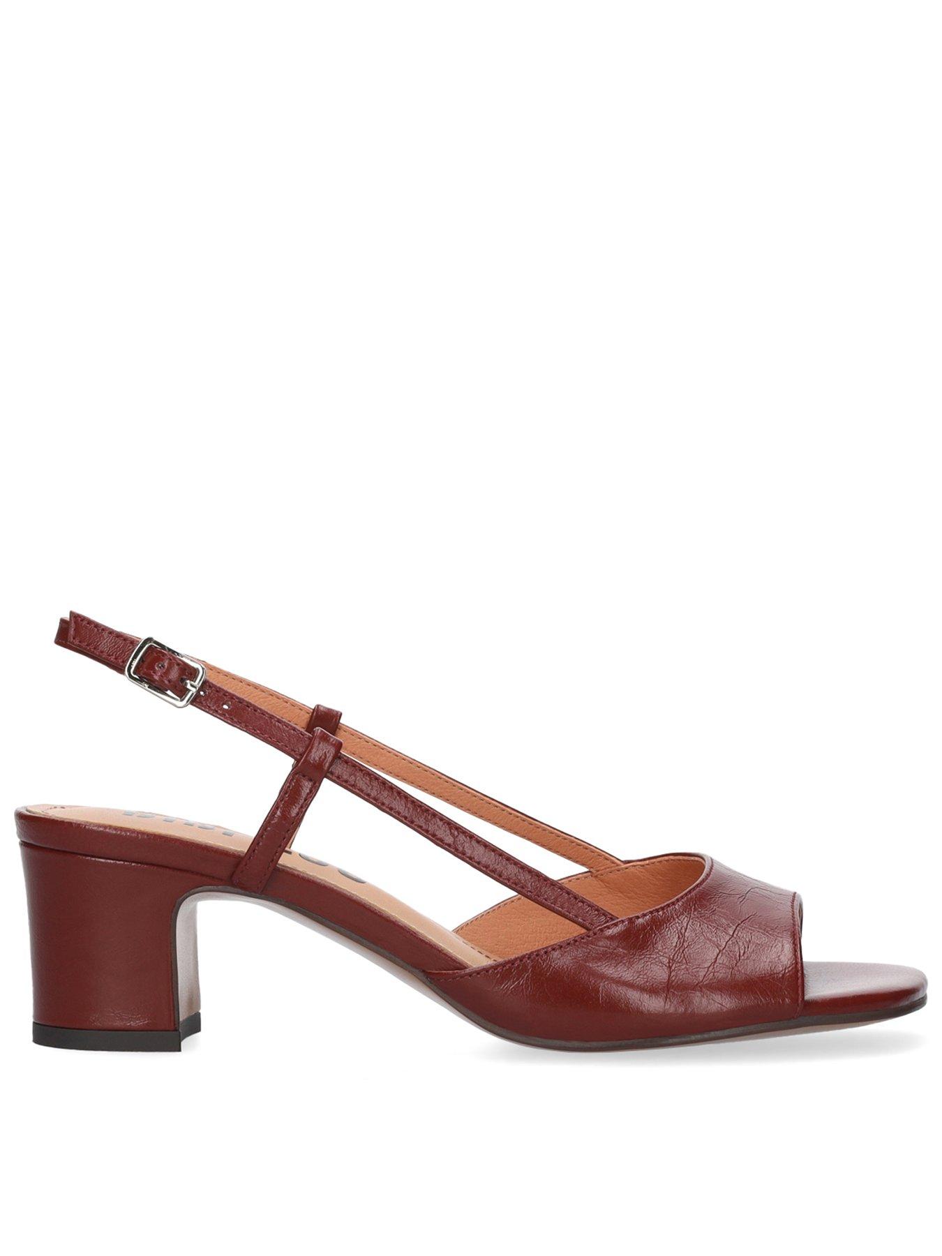 front image of bibi-lou-reese-sandal-red
