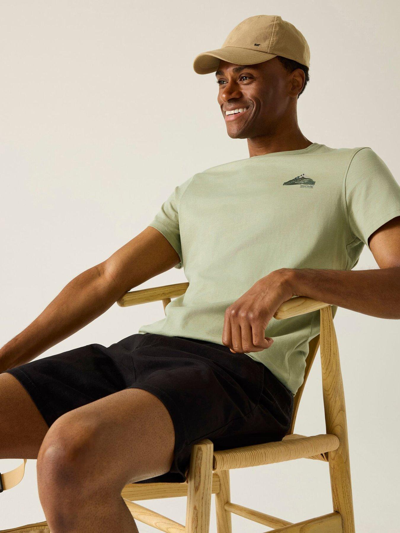 Regatta Mens Breezed T-shirt - Green