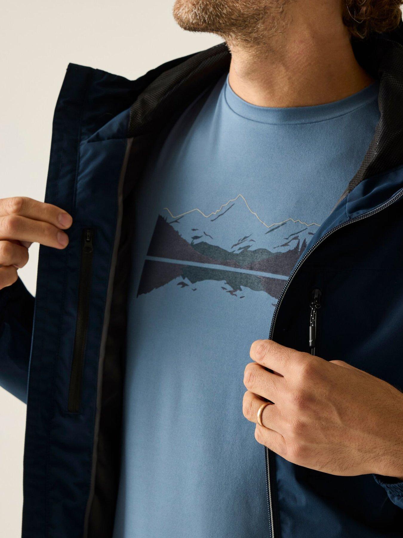  image of regatta-mens-shorebay-jacket-navy