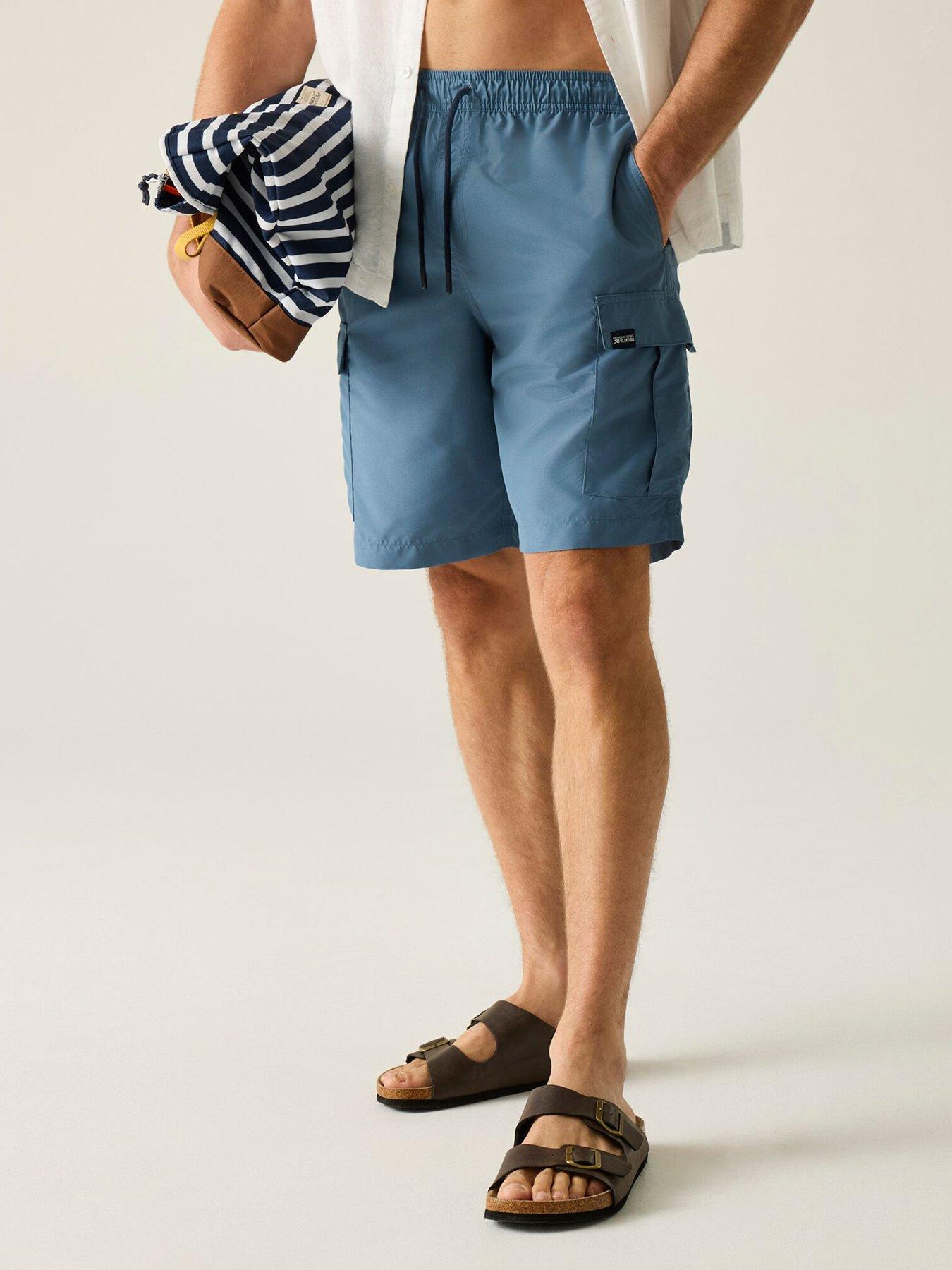 Regatta Mens Blanmont Swim Shorts - Blue