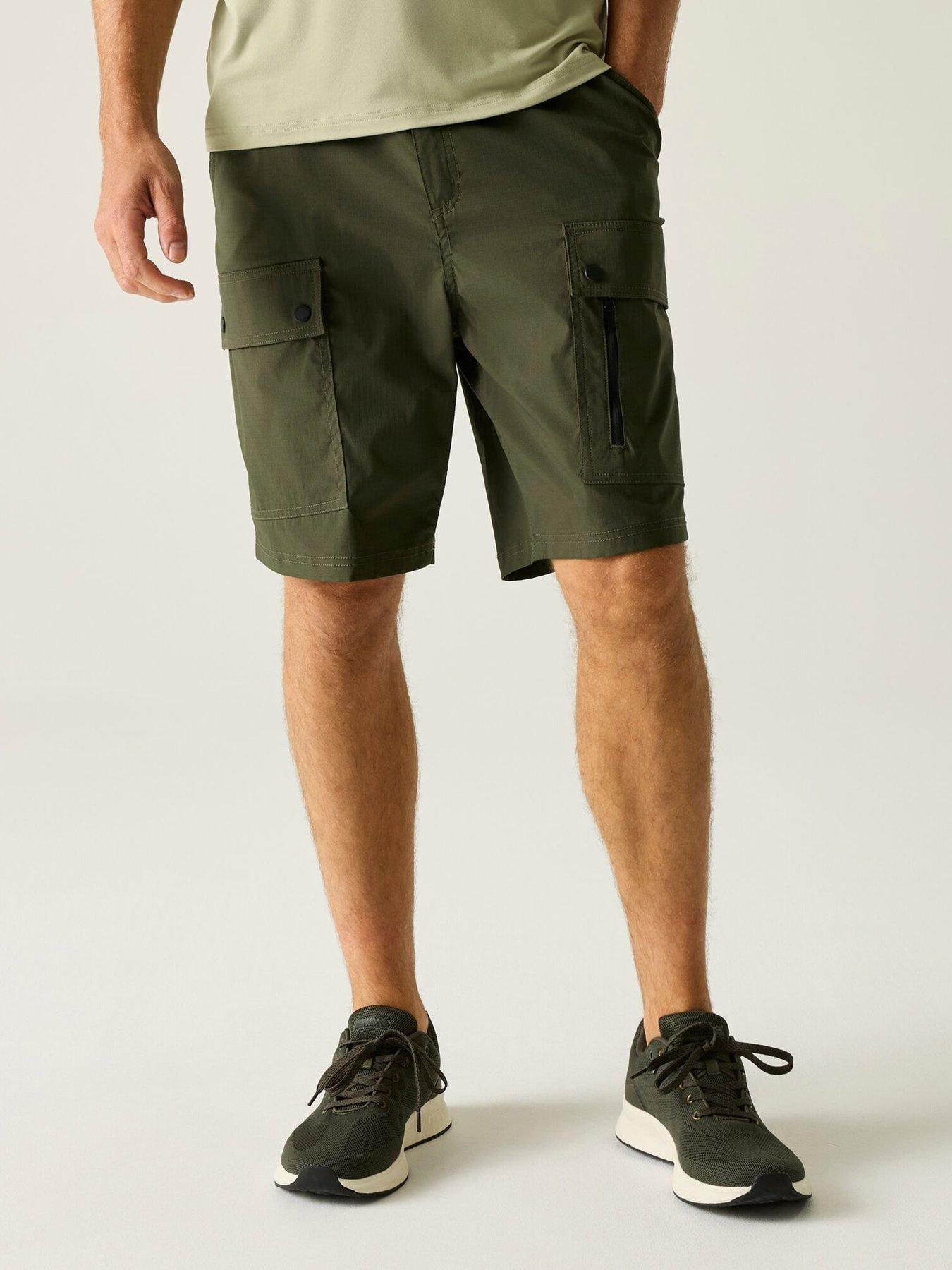 Regatta Mens Arlery Shorts - Green