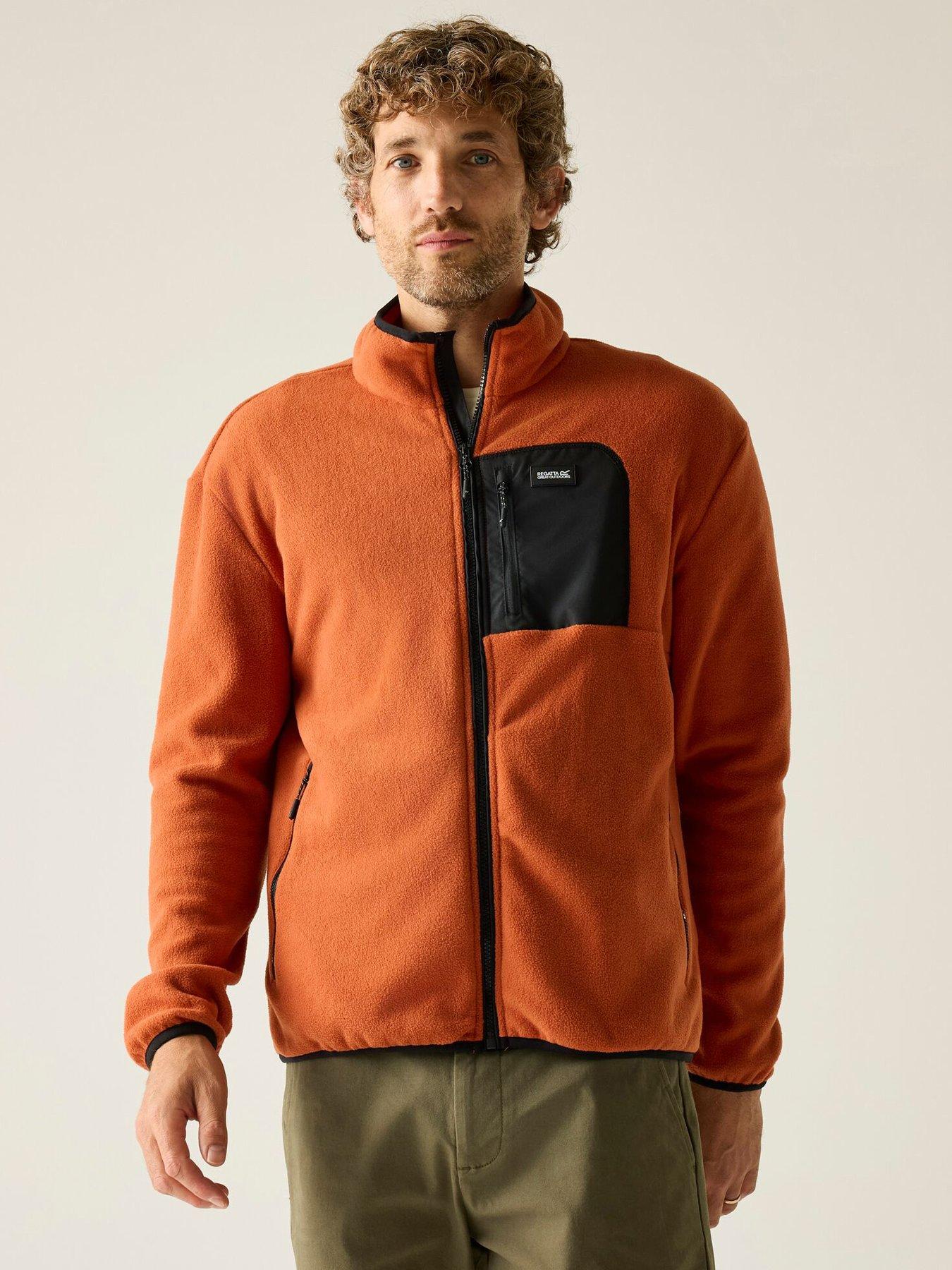 regatta-mens-frankie-full-zip-fleece-orange
