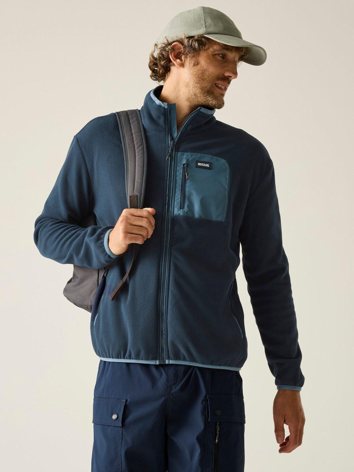 Regatta Mens Frankie Full Zip Fleece - Navy