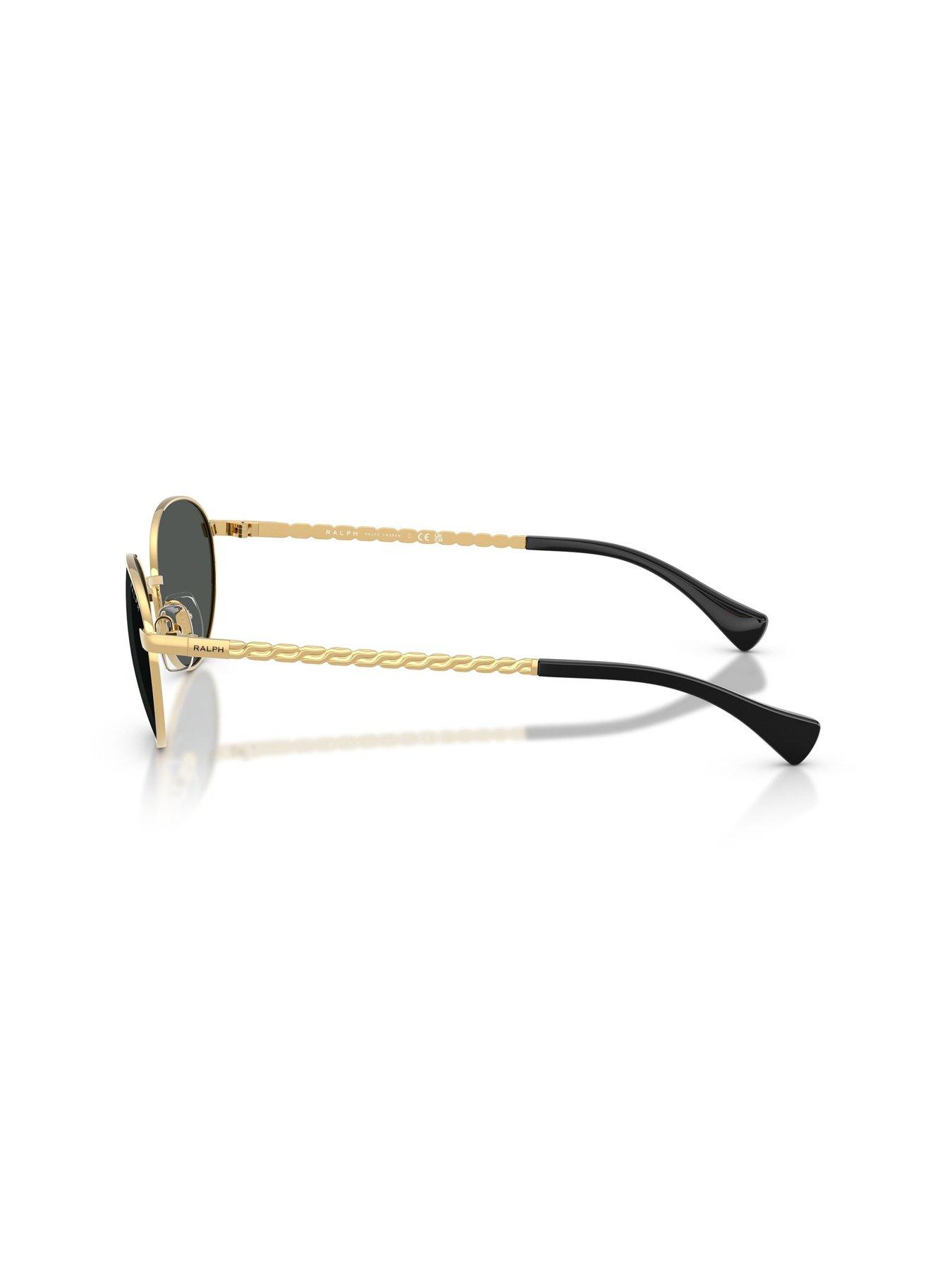 back image of ralph-0ra4148-oval-sunglasses-gold
