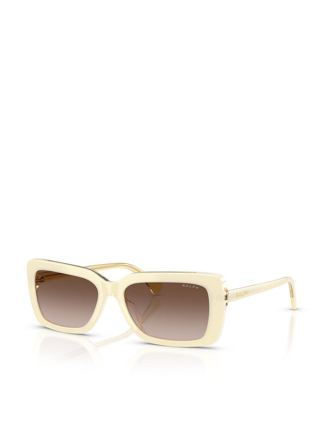  image of ralph-rectangle-sunglasses-beige