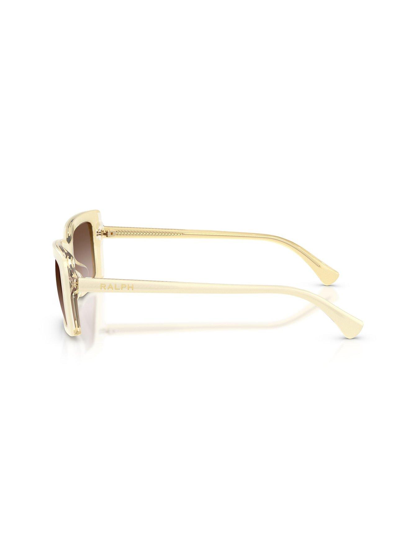  image of ralph-rectangle-sunglasses-beige