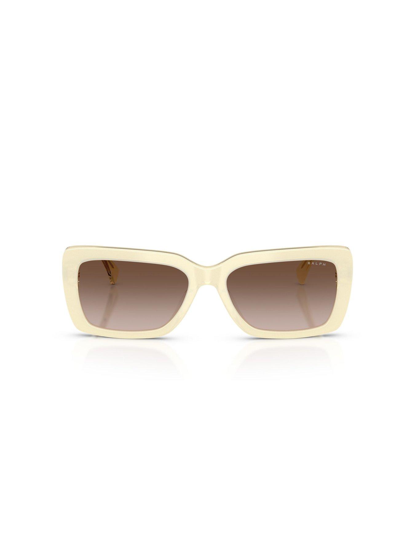  image of ralph-rectangle-sunglasses-beige
