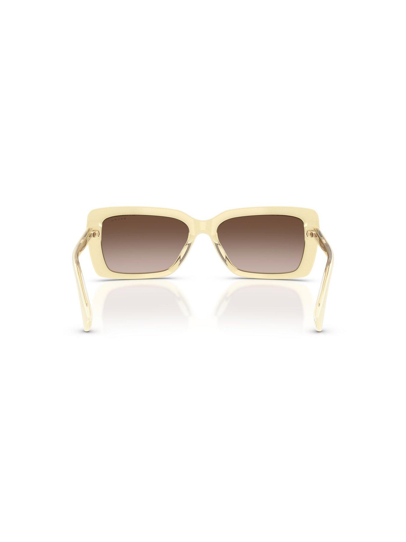  image of ralph-rectangle-sunglasses-beige