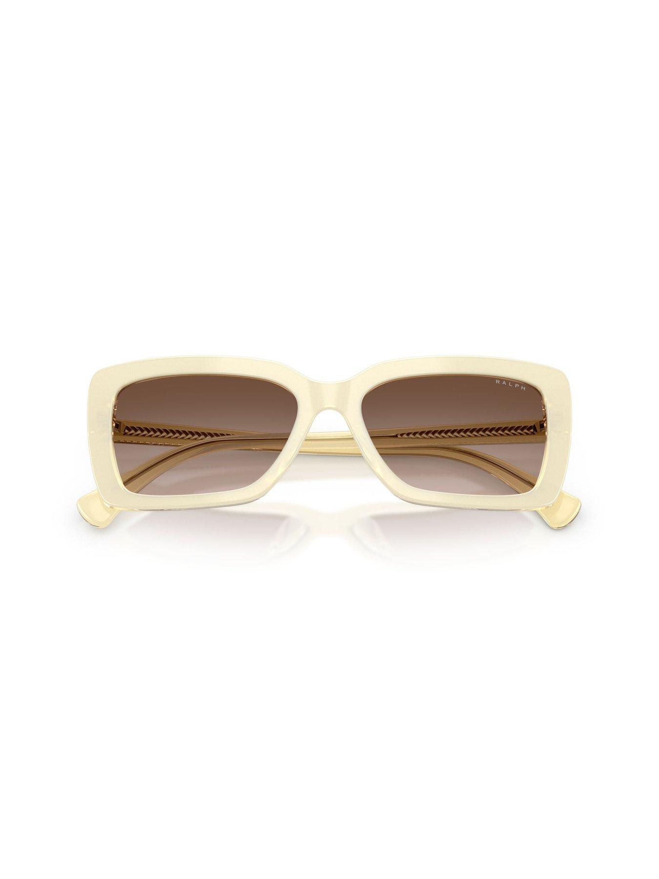  image of ralph-rectangle-sunglasses-beige