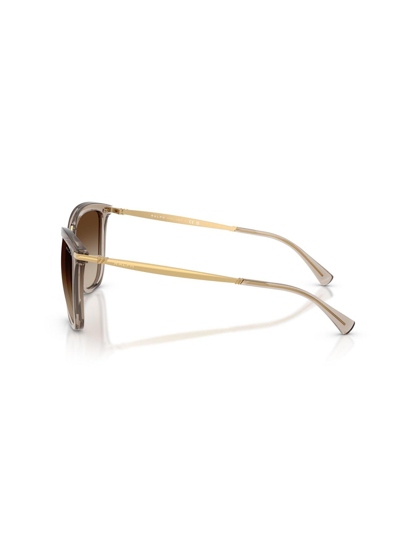  image of ralph-0ra5245-cat-eye-sunglasses-beige