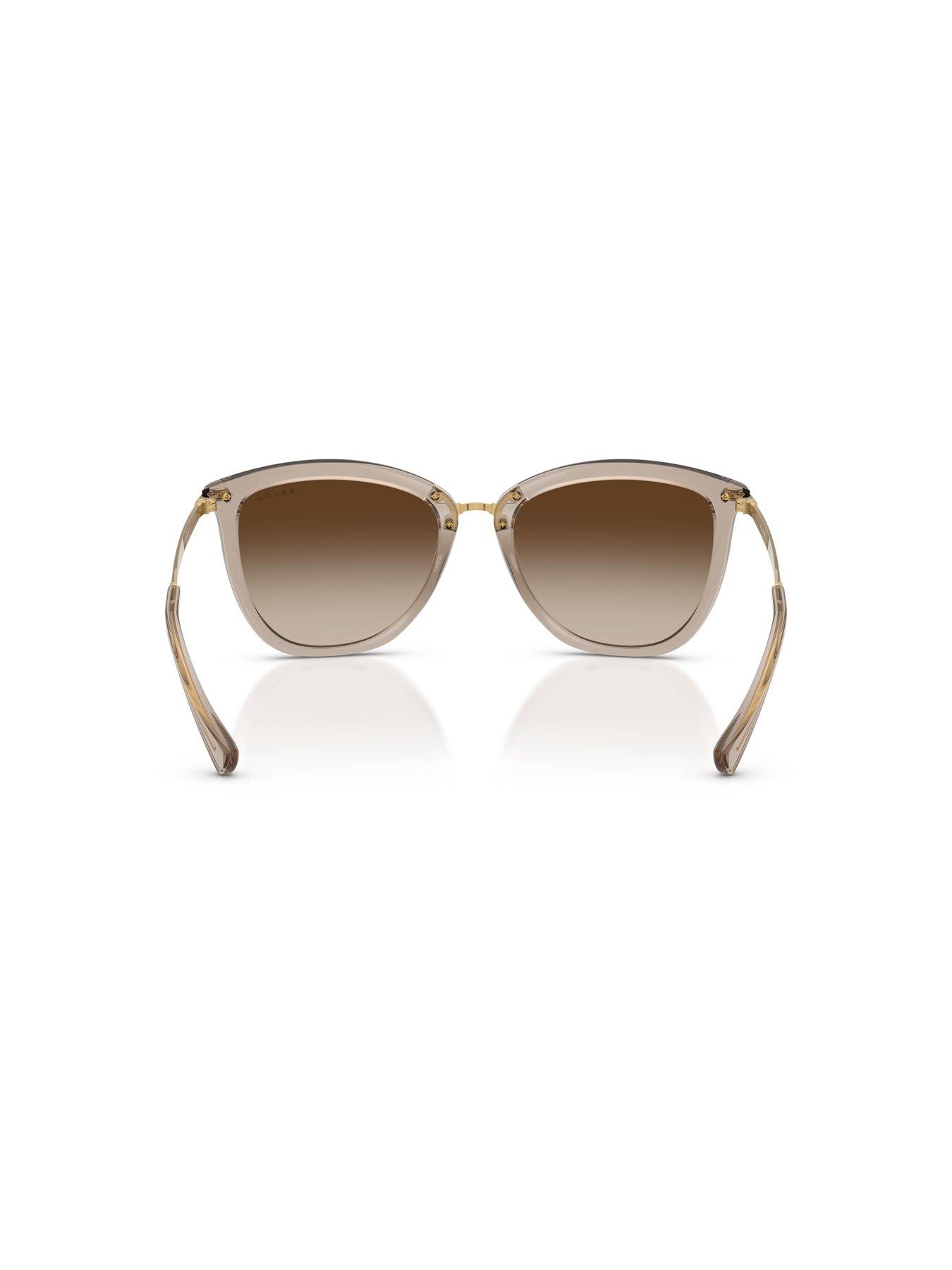  image of ralph-0ra5245-cat-eye-sunglasses-beige
