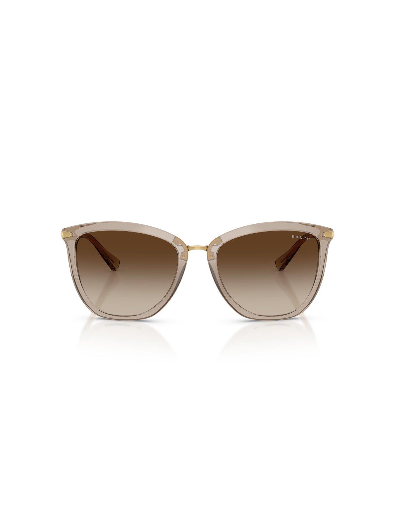  image of ralph-0ra5245-cat-eye-sunglasses-beige