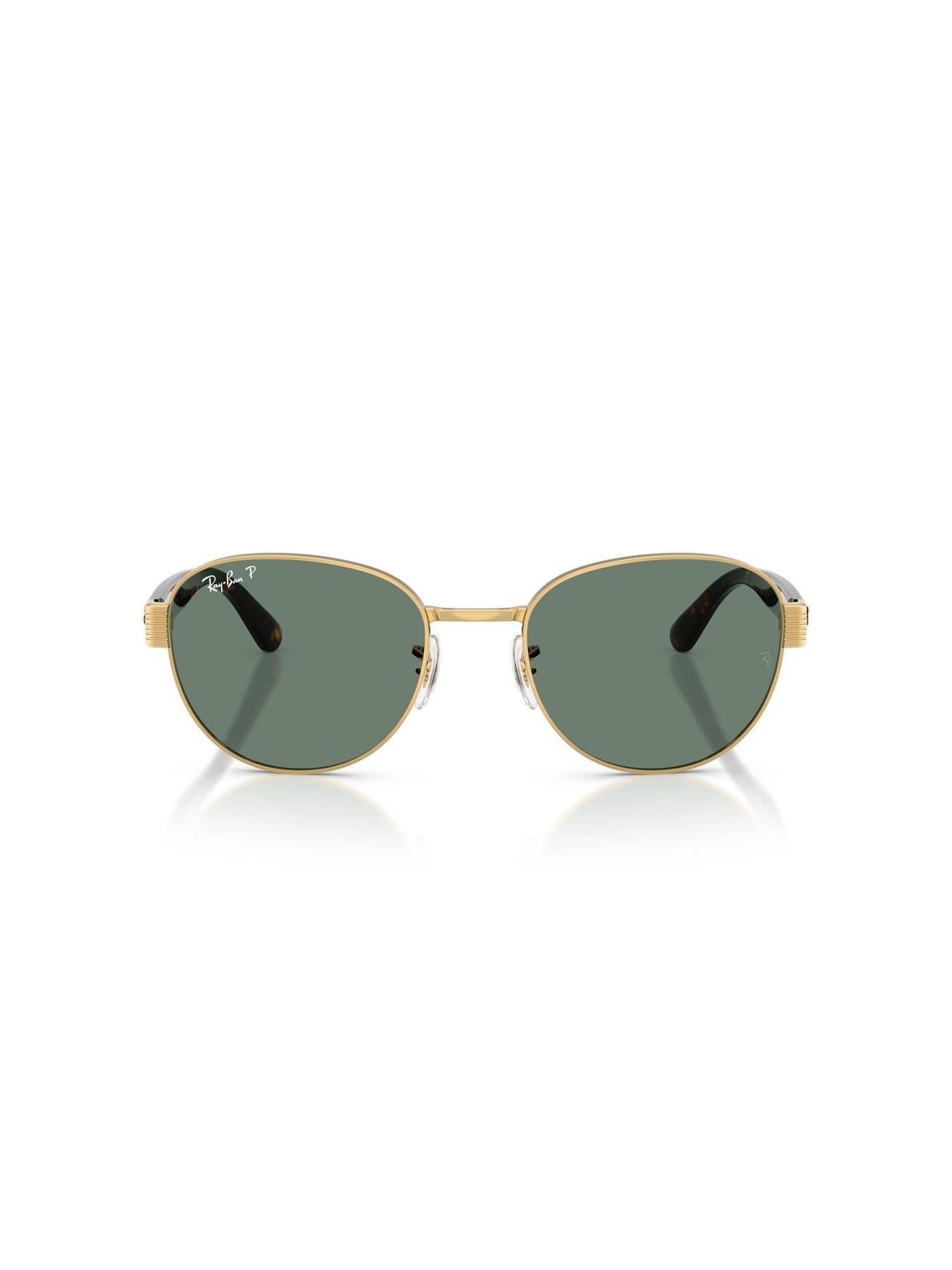 Image 3 of 5 of Ray-Ban 0rb3766ch Square Sunglasses Arista Frame With Polar Grey Lens