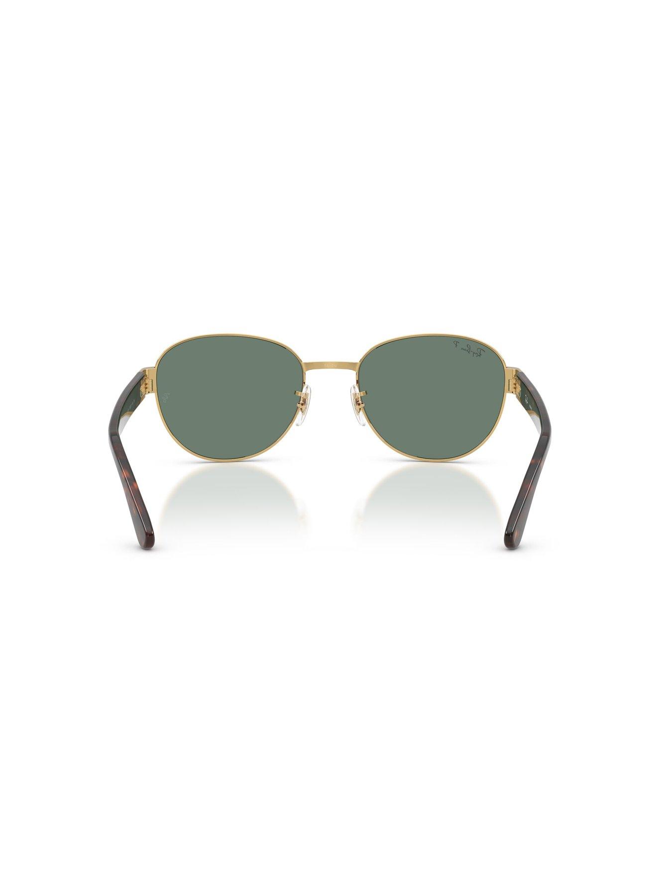 Image 4 of 5 of Ray-Ban 0rb3766ch Square Sunglasses Arista Frame With Polar Grey Lens