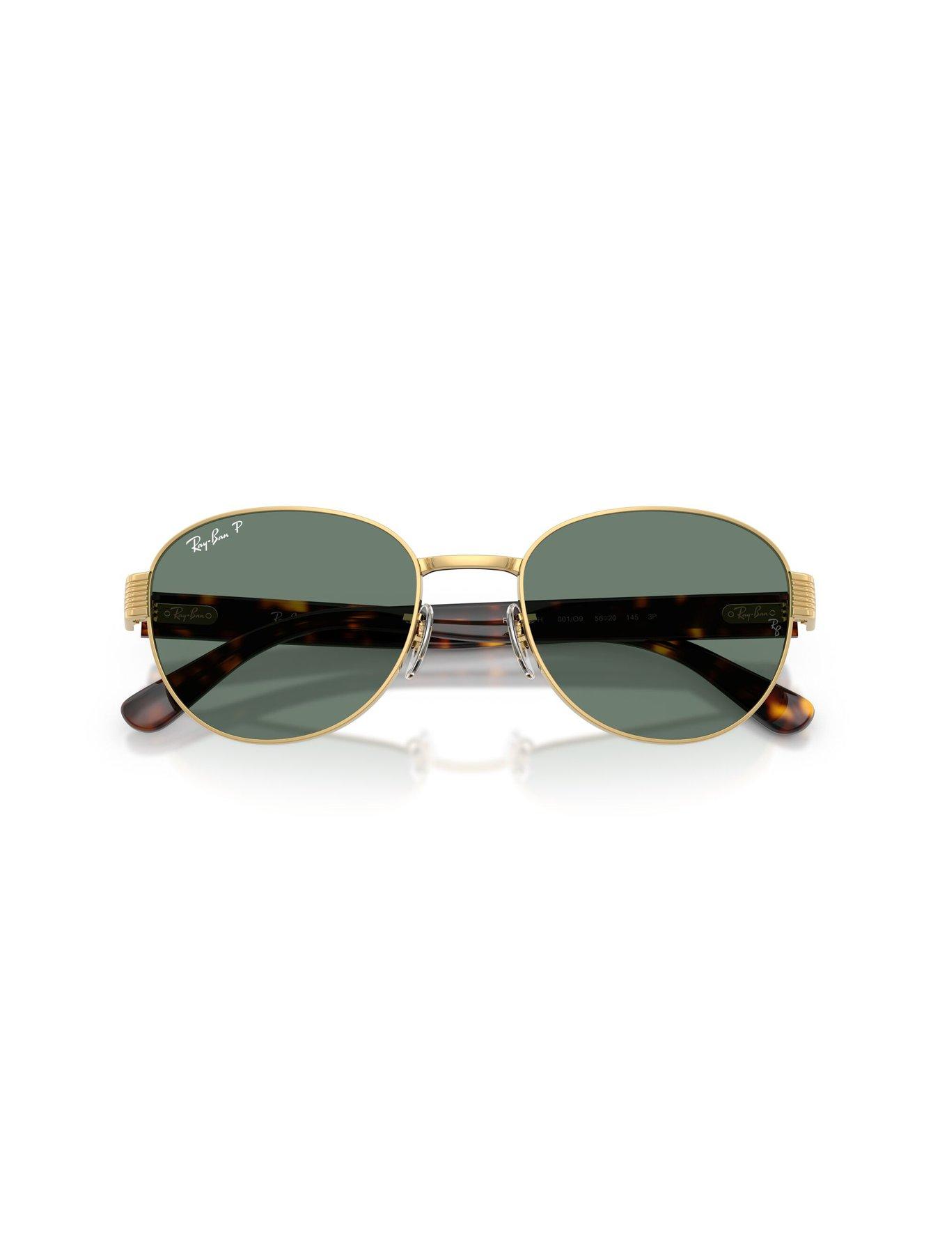 Image 5 of 5 of Ray-Ban 0rb3766ch Square Sunglasses Arista Frame With Polar Grey Lens
