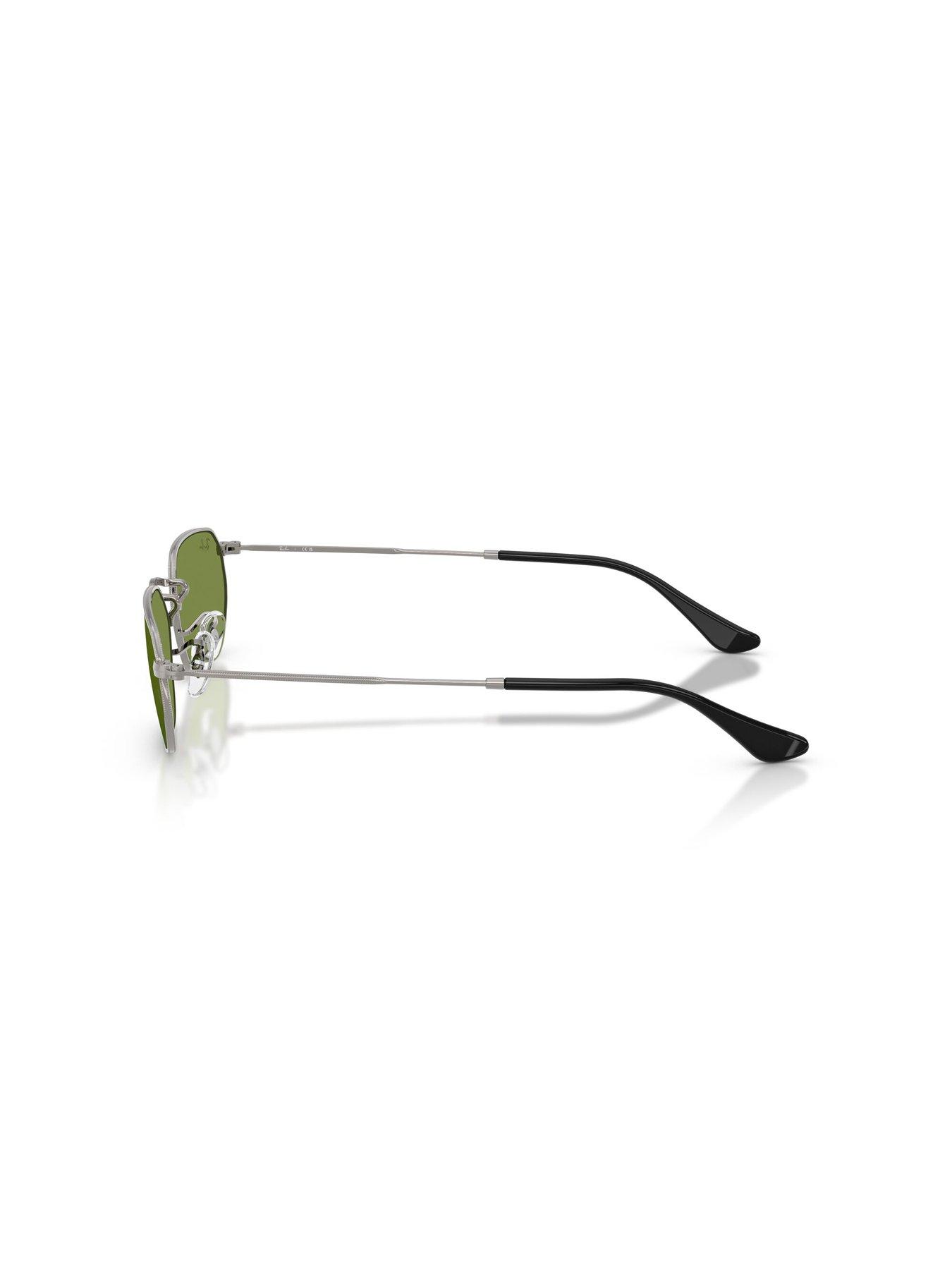  image of ray-ban-irregular-sunglasses-green