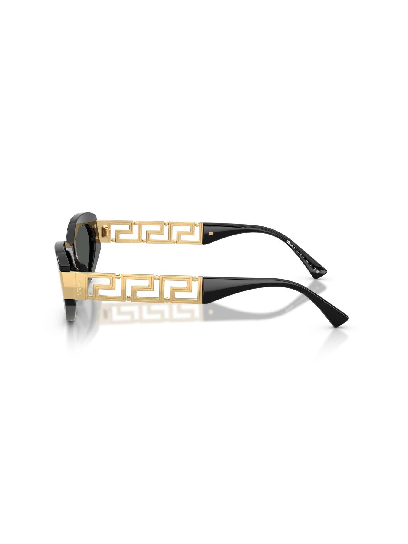 Image 2 of 5 of VERSACE 0Ve4501 Cat Eye Sunglasses - Black