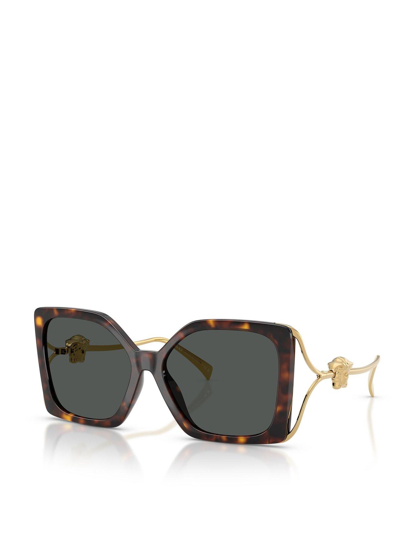  image of versace-0ve4502u-square-sunglasses-brown
