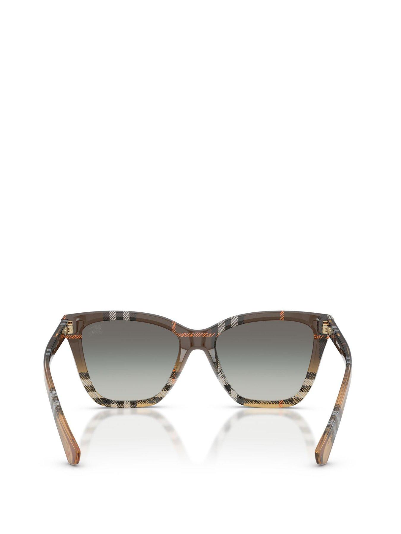 Image 4 of 5 of Burberry 0Be4470 Square Sunglasses - Beige