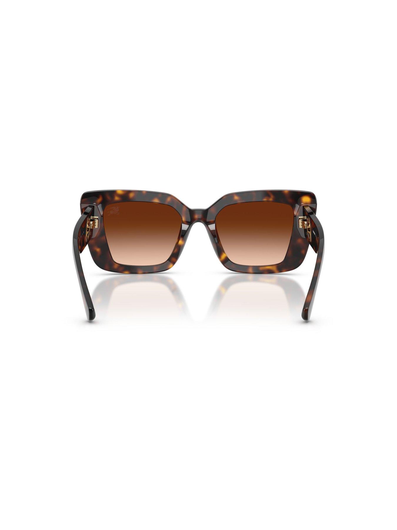 Image 4 of 5 of Burberry Cat Eye Sunglasses- Brown Havana