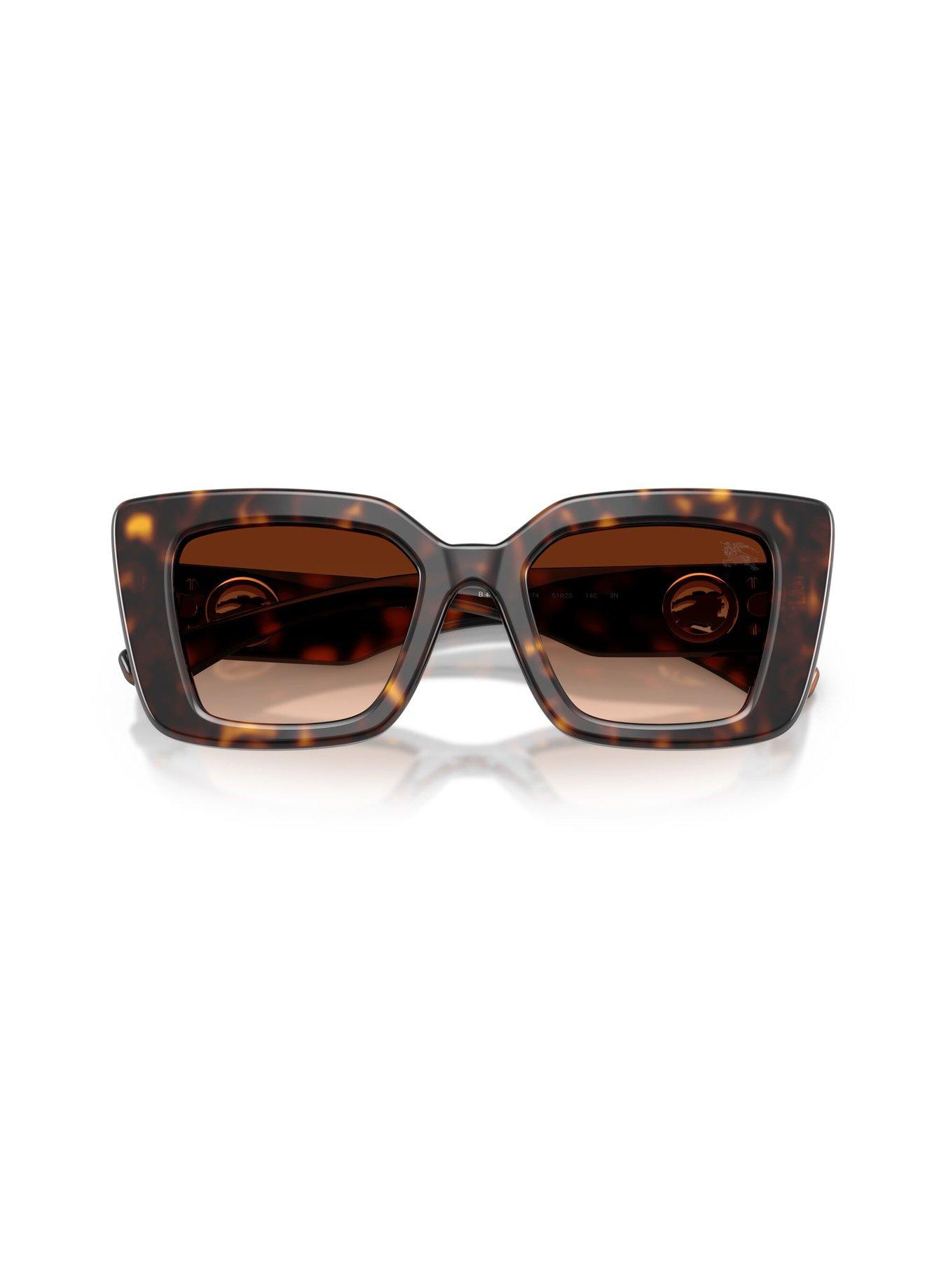 Image 5 of 5 of Burberry Cat Eye Sunglasses- Brown Havana