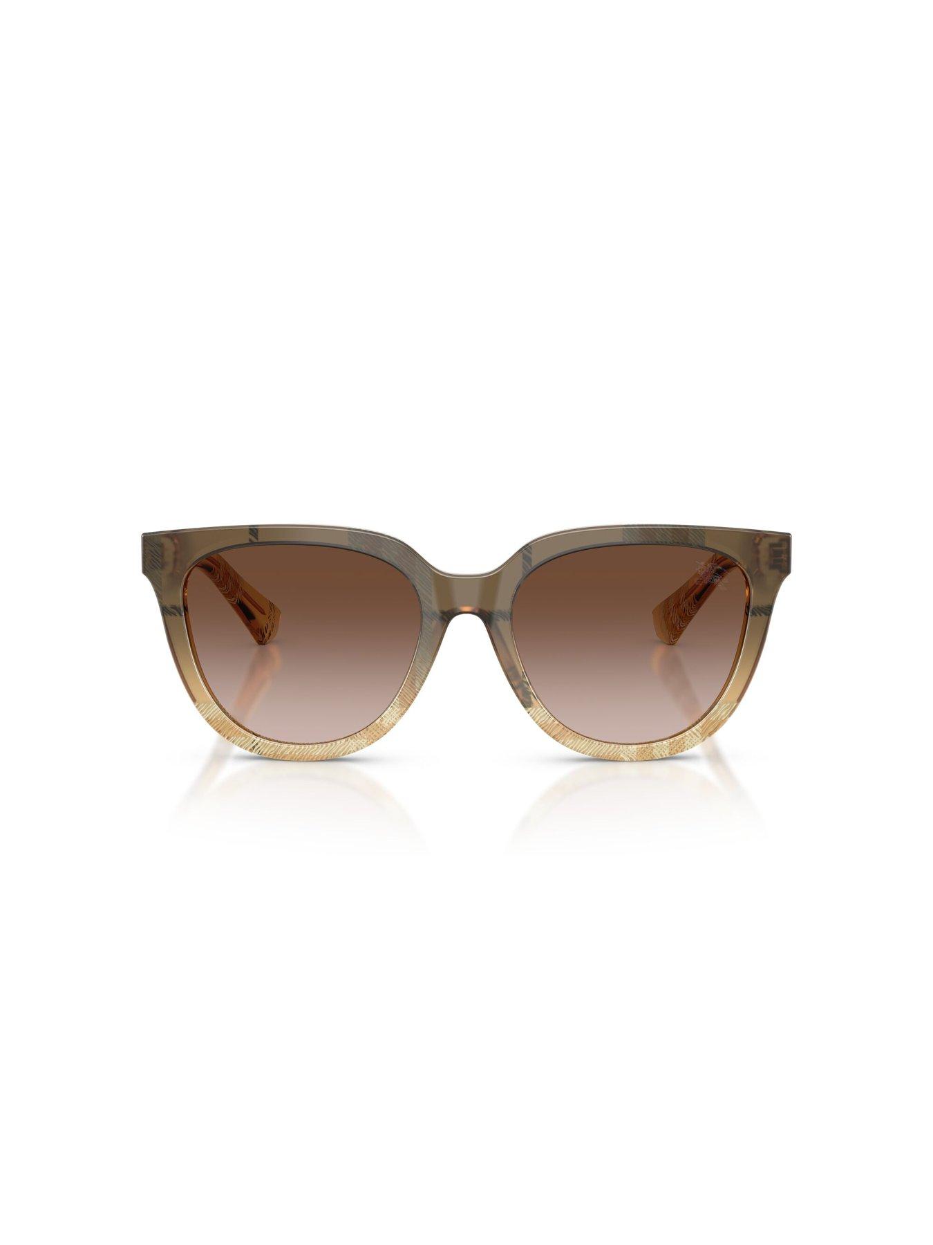 Image 3 of 5 of Burberry Phantos Sunglasses- Beige With Gradient Lens