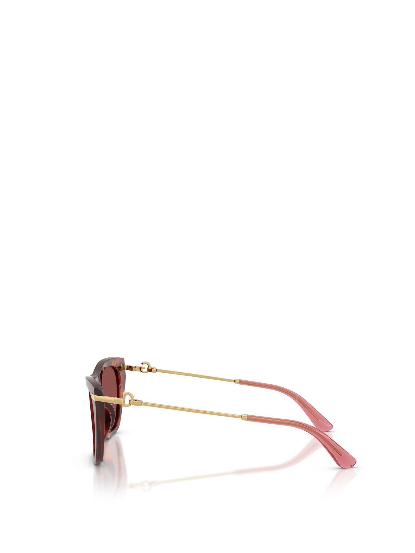 Image 2 of 5 of Dolce & Gabbana Square Sunglasses- Rich Brown