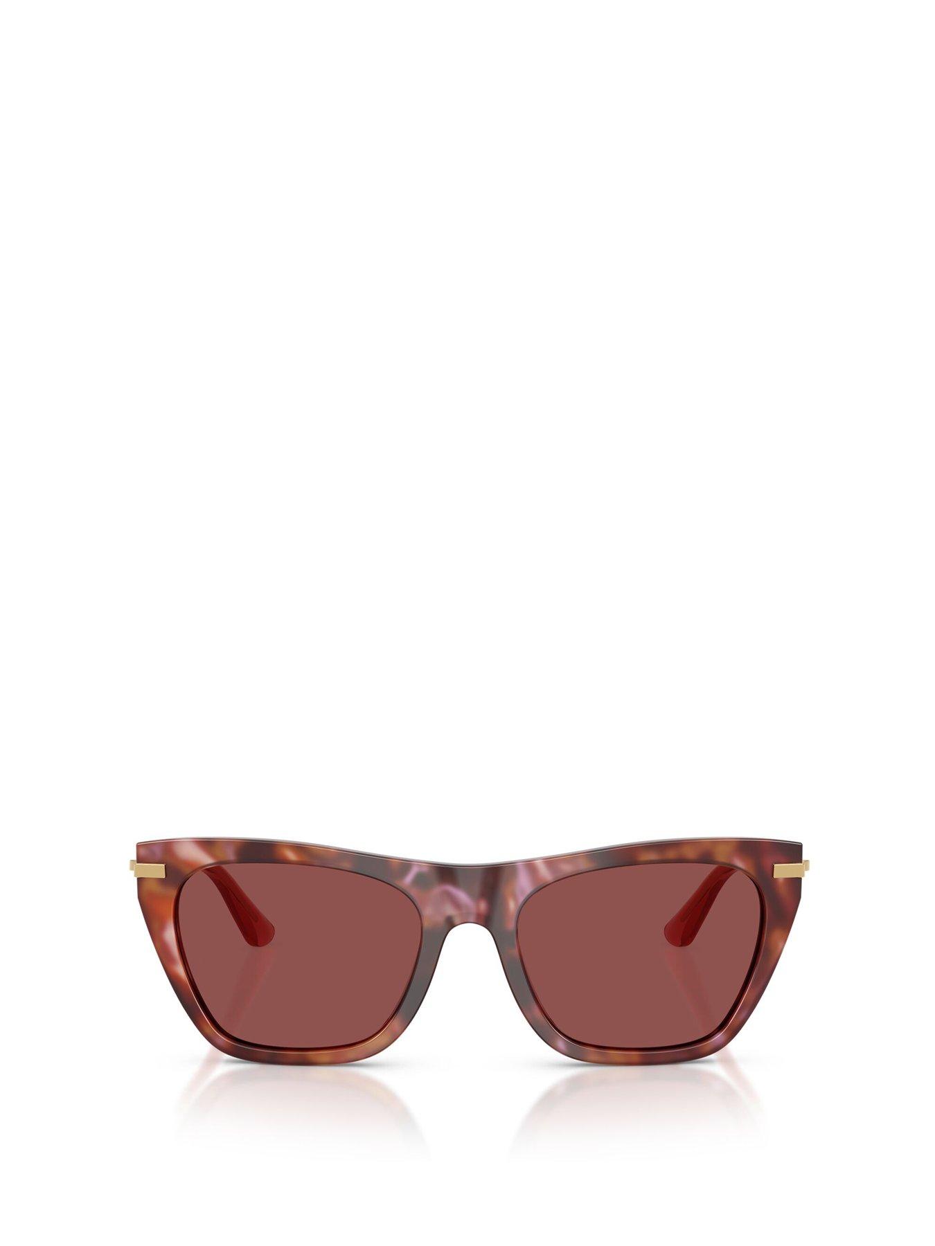 Image 3 of 5 of Dolce & Gabbana Square Sunglasses- Rich Brown