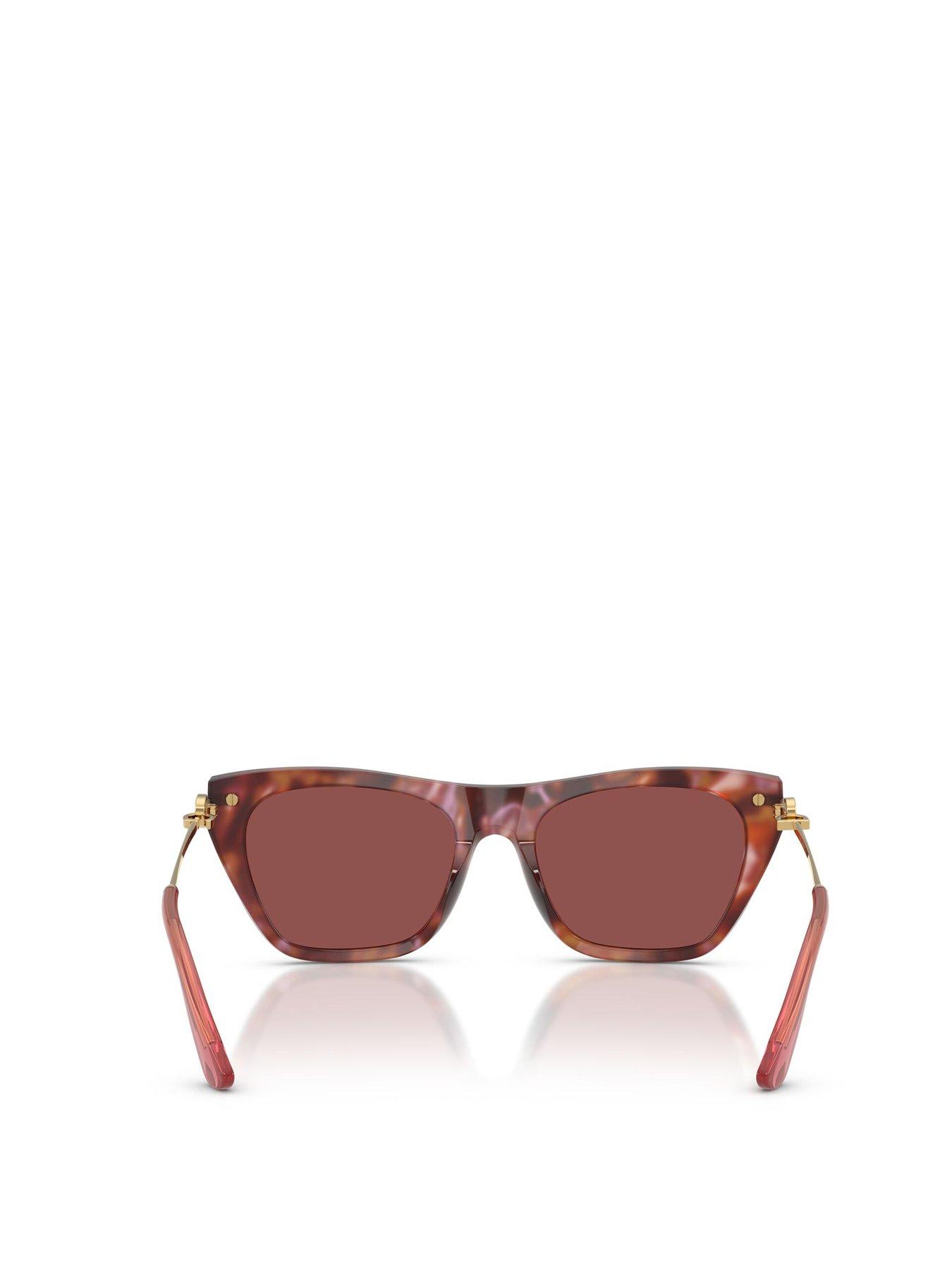 Image 4 of 5 of Dolce & Gabbana Square Sunglasses- Rich Brown