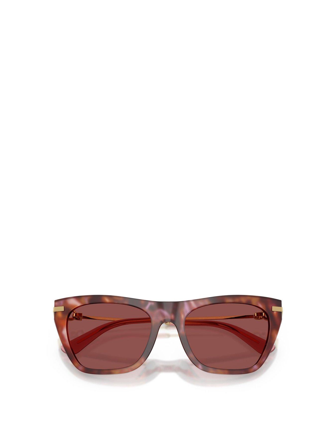 Image 5 of 5 of Dolce & Gabbana Square Sunglasses- Rich Brown